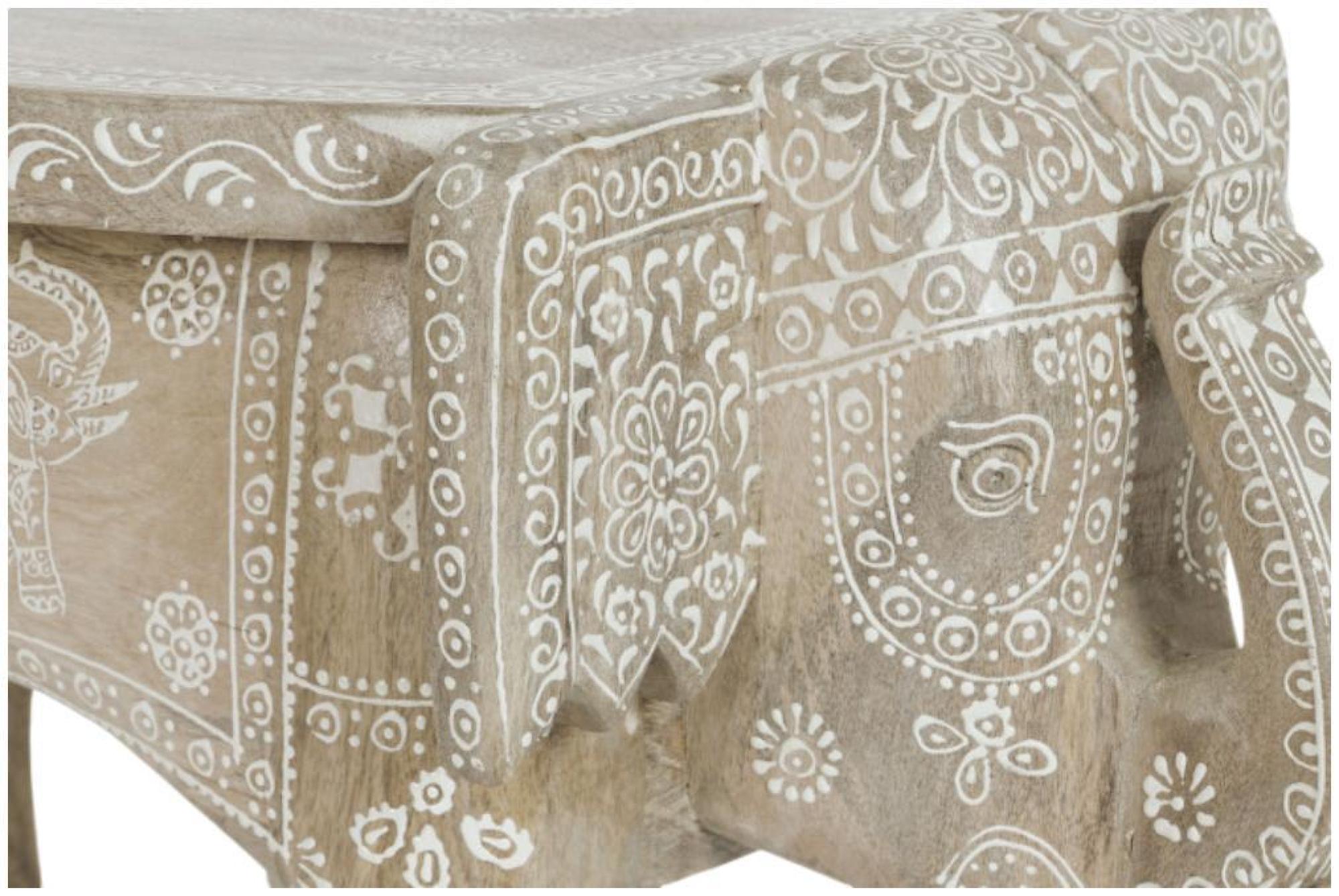 Product photograph of Loft Natural Mango Elephant Side Table from Choice Furniture Superstore.