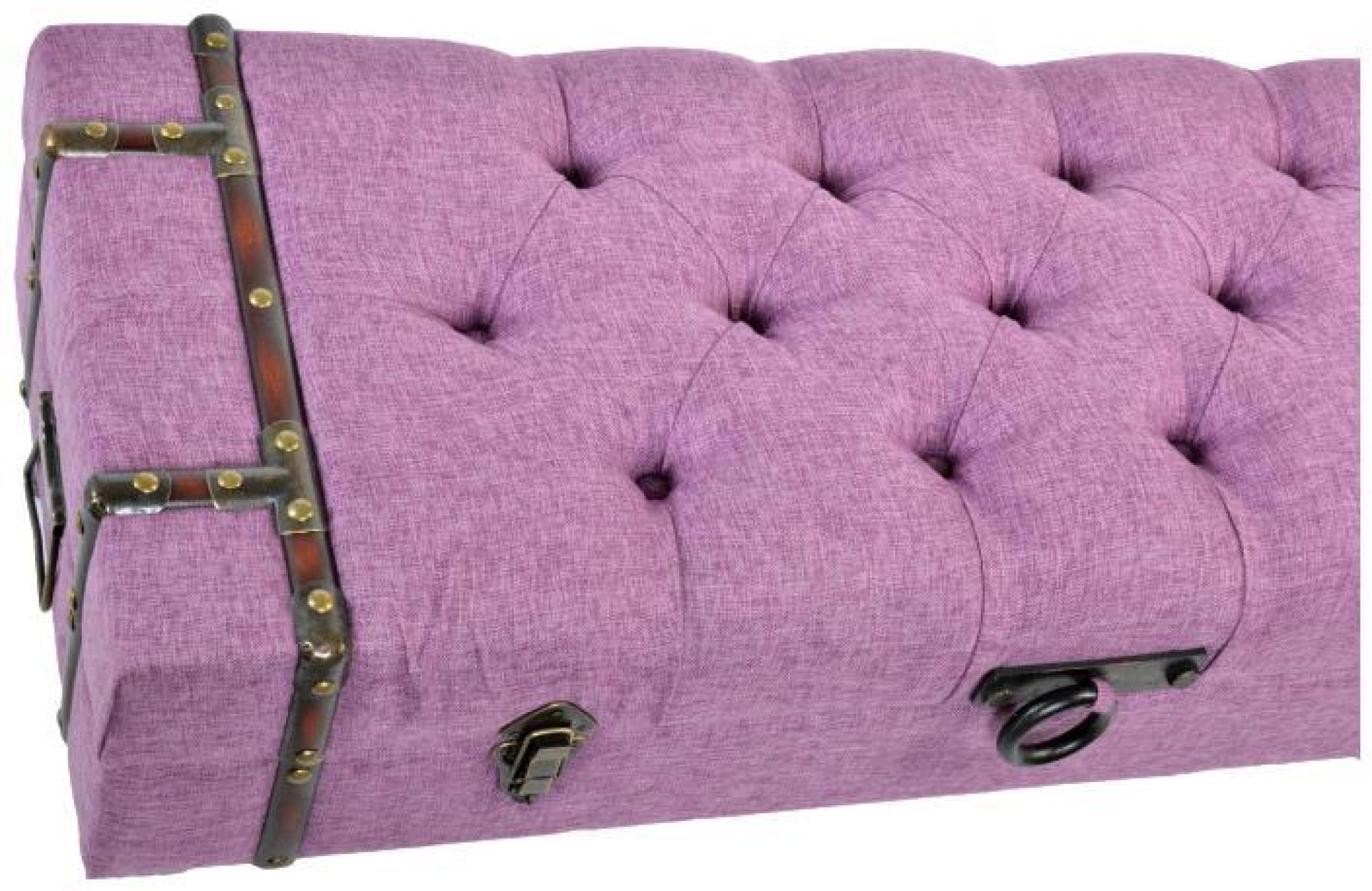 Product photograph of Modi Fuchsia Fabric Ottoman Bench from Choice Furniture Superstore.