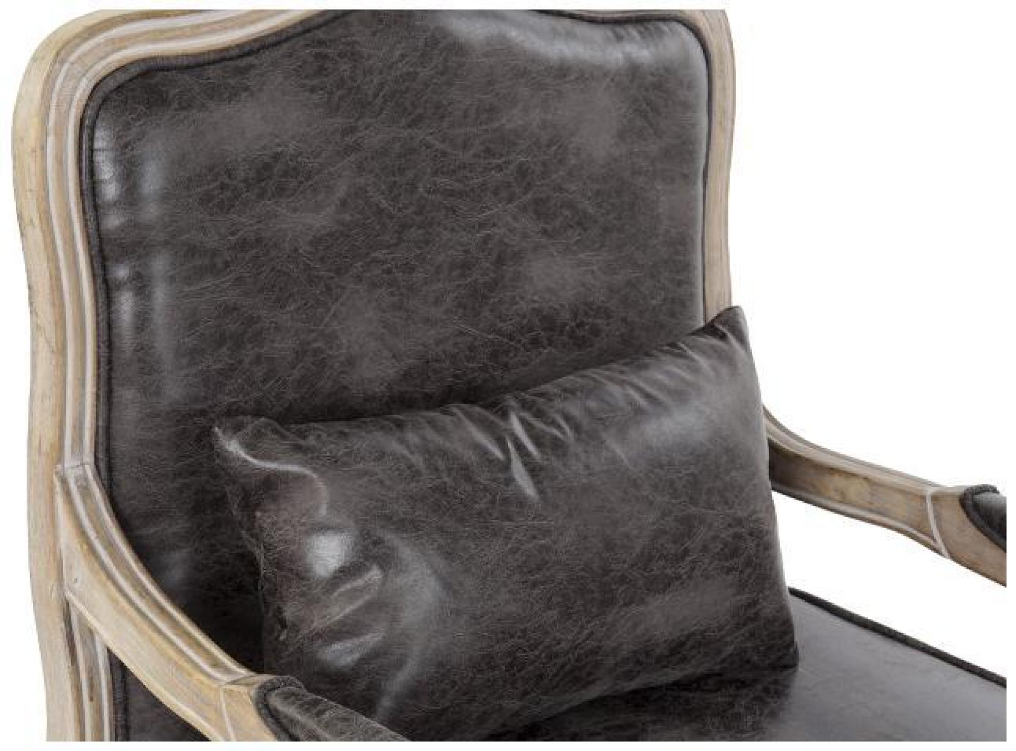 Product photograph of Ludwick Brown Natural Leather Armchair from Choice Furniture Superstore.