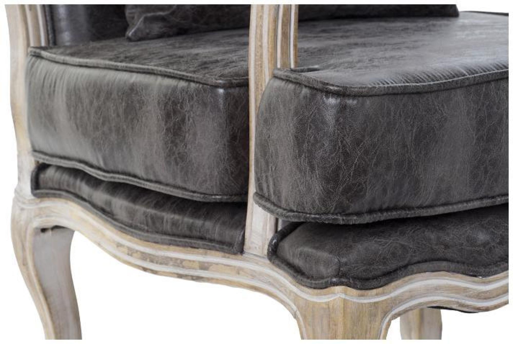 Product photograph of Ludwick Brown Natural Leather Armchair from Choice Furniture Superstore.