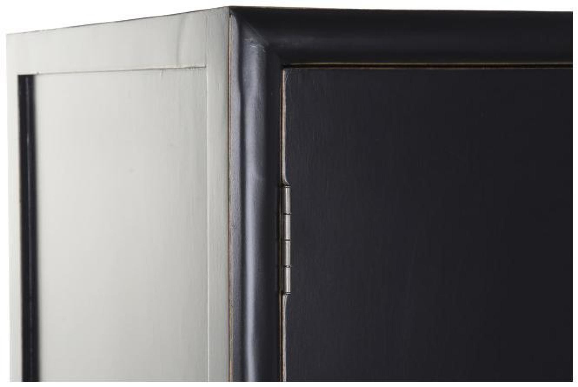 Product photograph of Shibu Black Wood 2 Door Hall Cabinet from Choice Furniture Superstore.