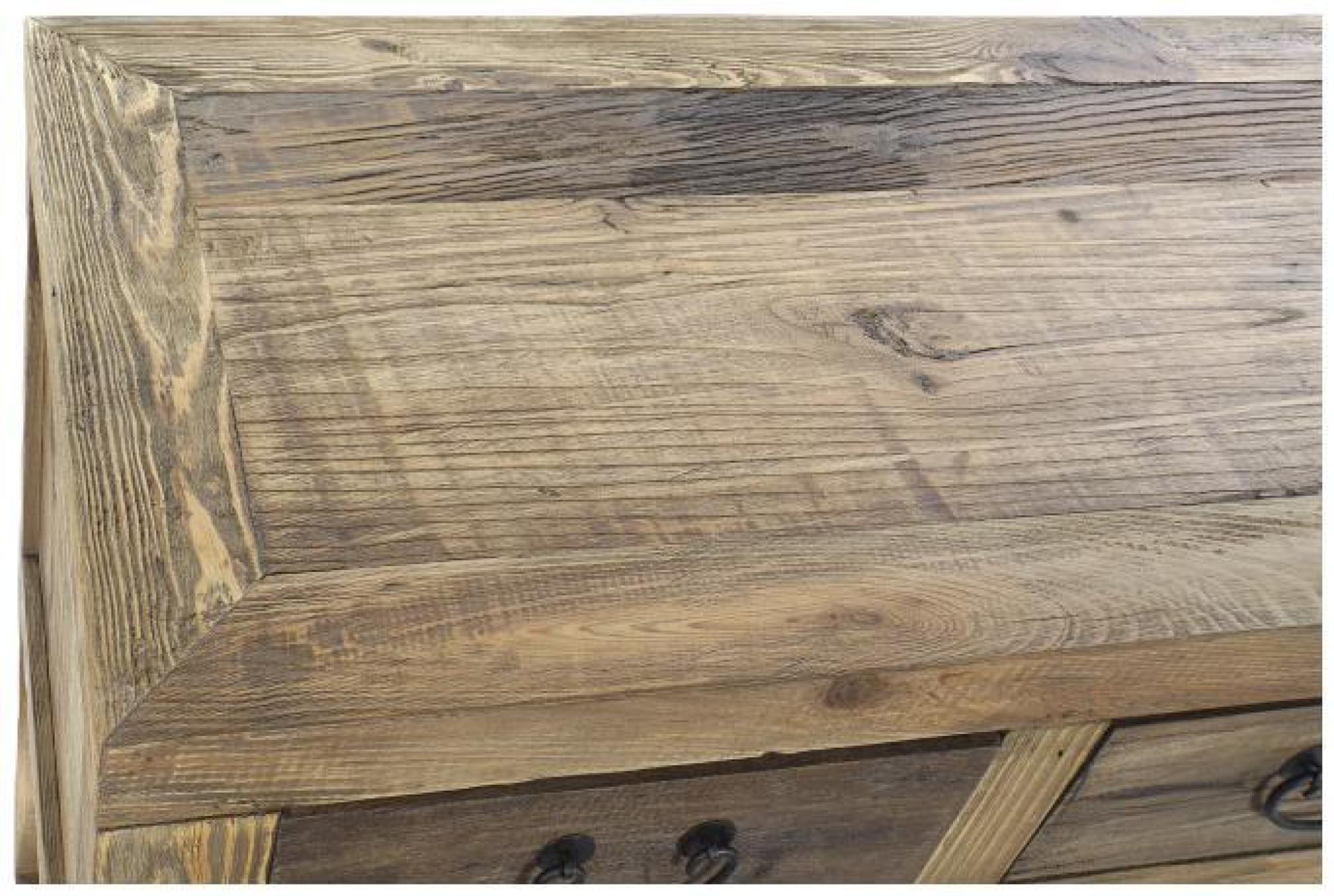 Product photograph of Aged Brown Pine 190cm Extra Large Sideboard from Choice Furniture Superstore.