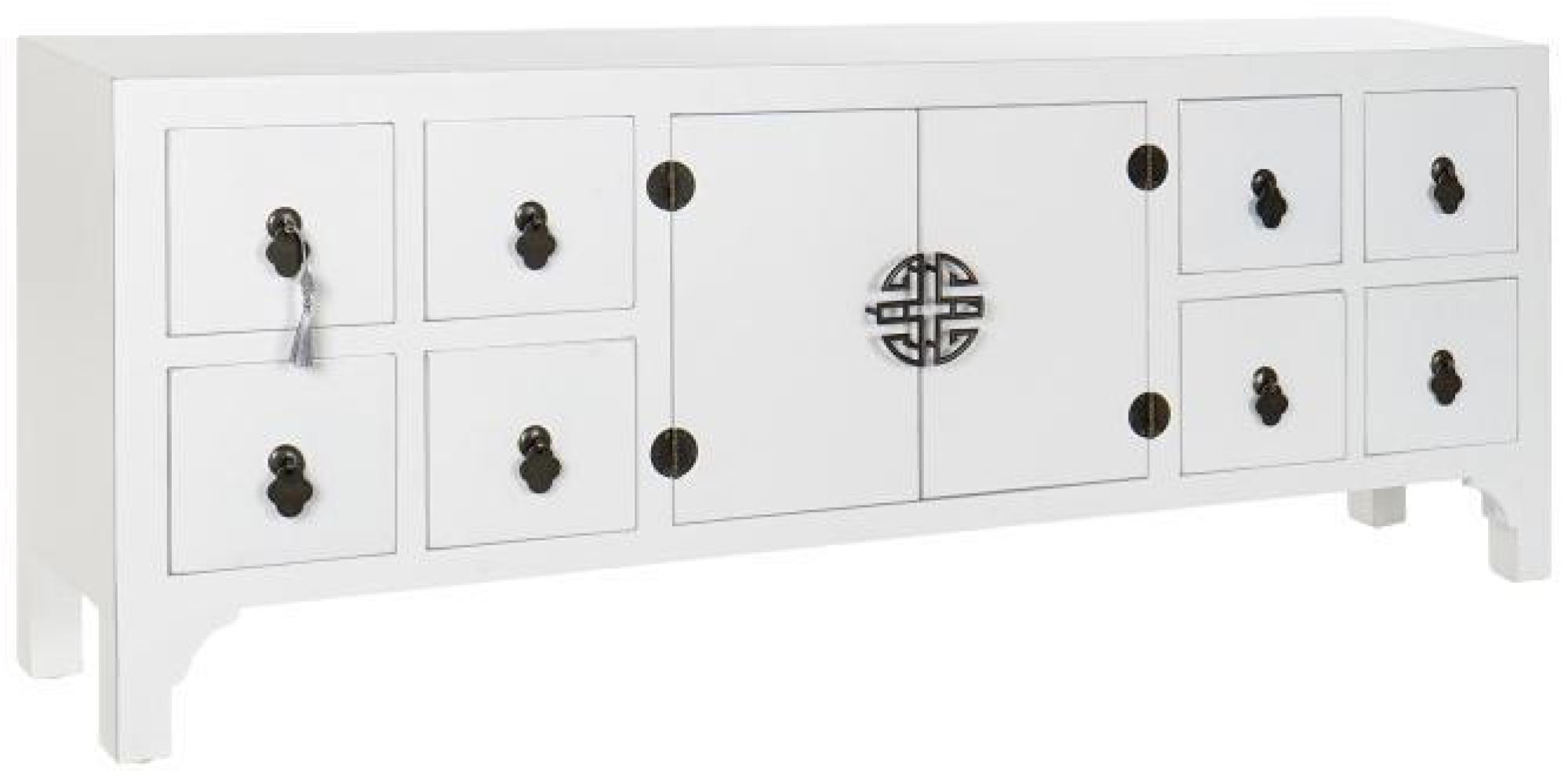 Product photograph of Oriental White 130cm Large Tv Unit from Choice Furniture Superstore.