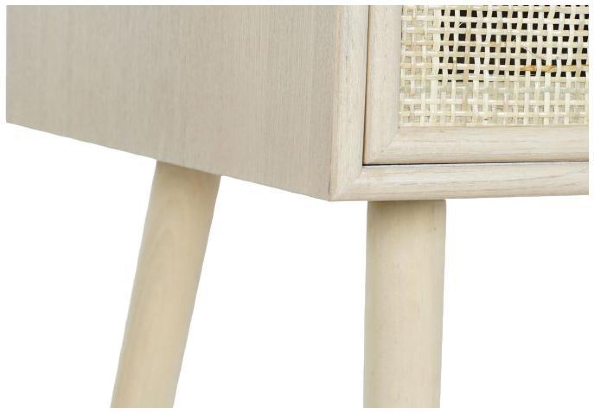 Product photograph of Riley Natural Wood And Rattan Console Table from Choice Furniture Superstore.