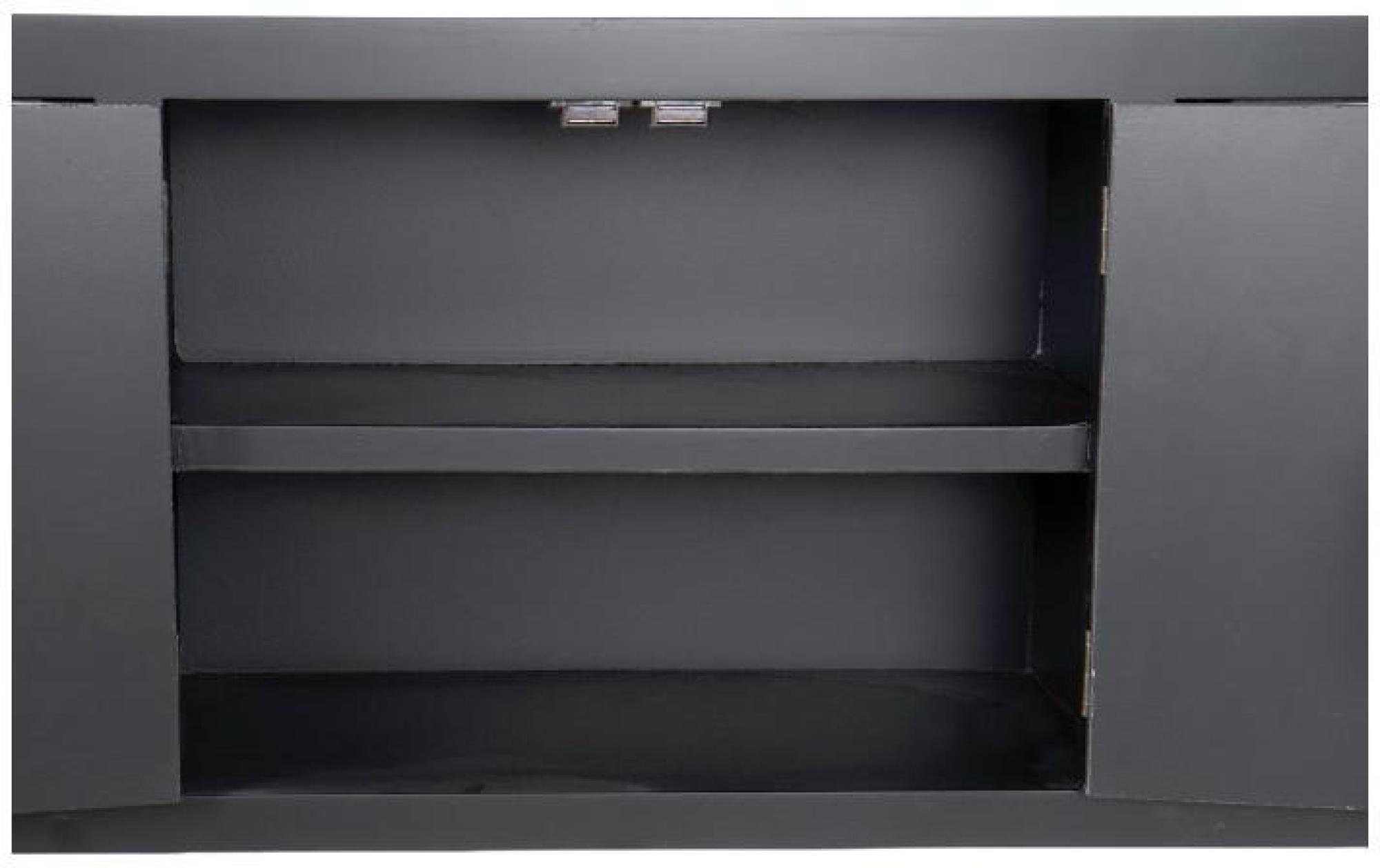 Product photograph of Oriental Black And Silver 130cm Large Tv Unit from Choice Furniture Superstore.
