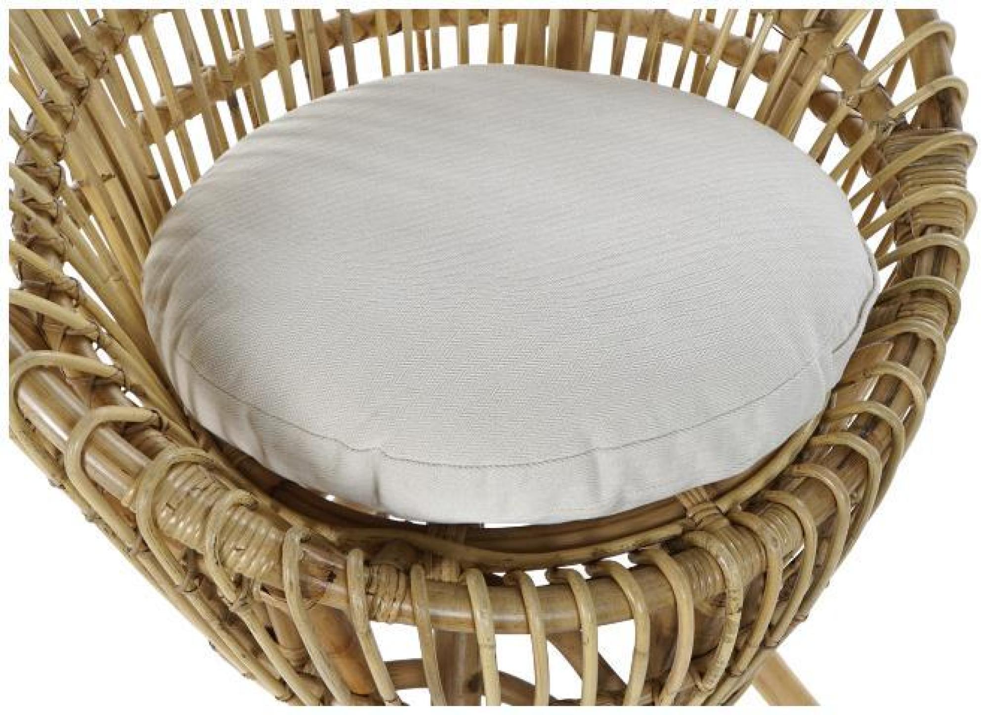 Product photograph of Set Of 2 Skylar Natural Rattan Cushion Armchair from Choice Furniture Superstore.