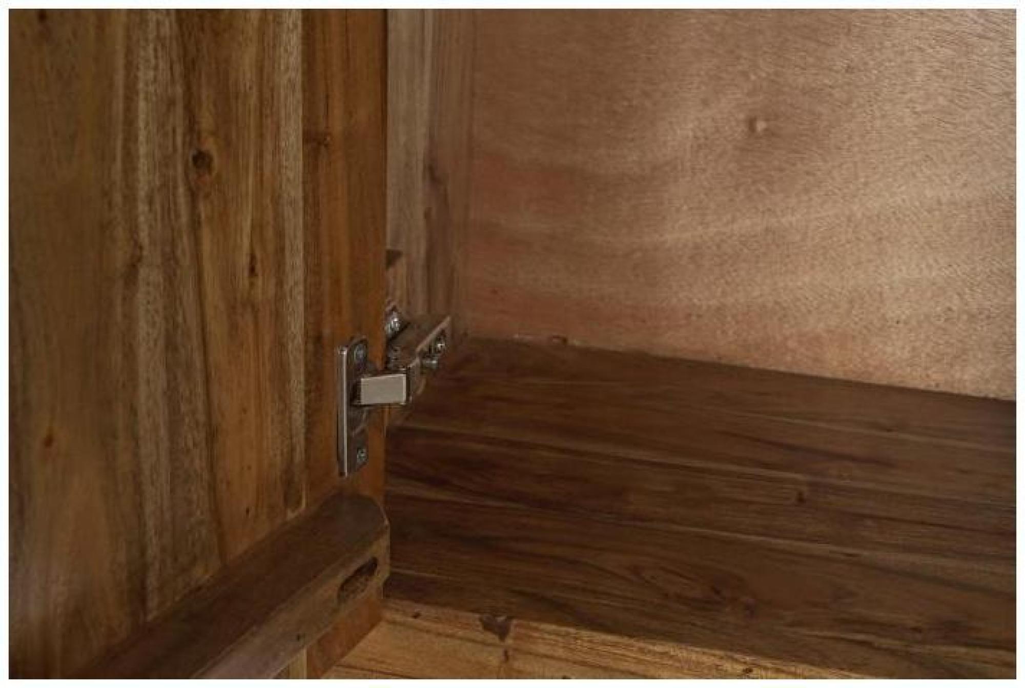 Dali Brown Acacia Wood 1 Door Small Sideboard CFS UK