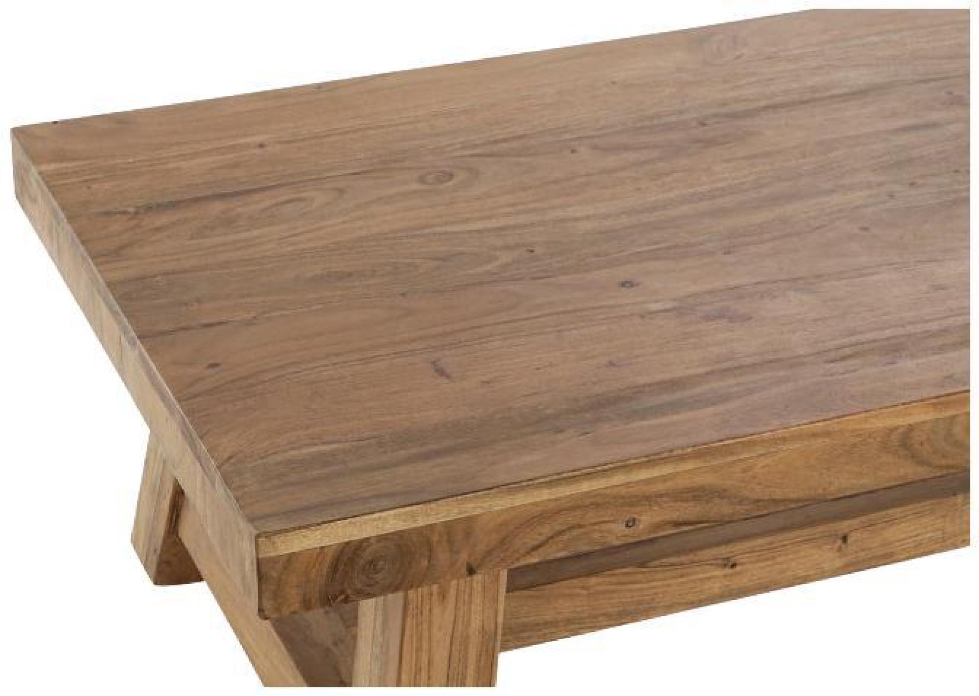 Product photograph of Brown Acacia Wood Coffee Table from Choice Furniture Superstore.