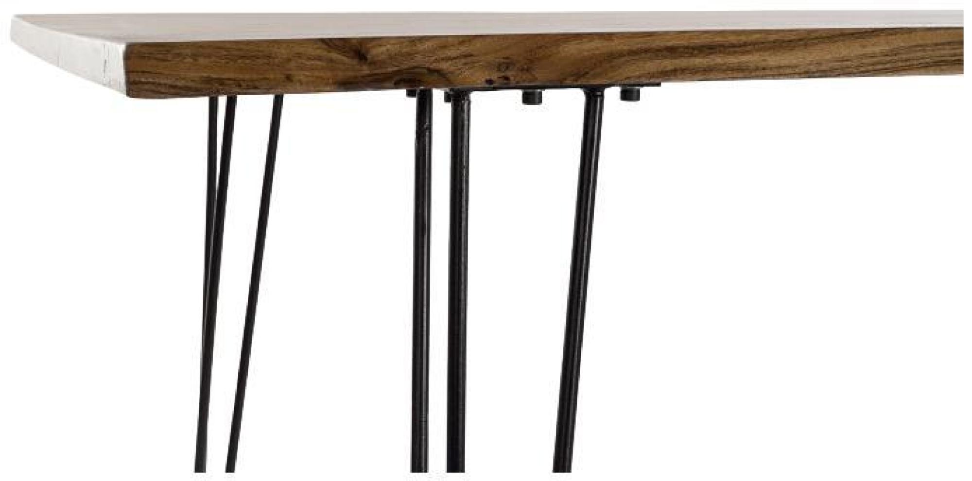 Product photograph of 180cm Brown Acacia Wood Dining Table from Choice Furniture Superstore.