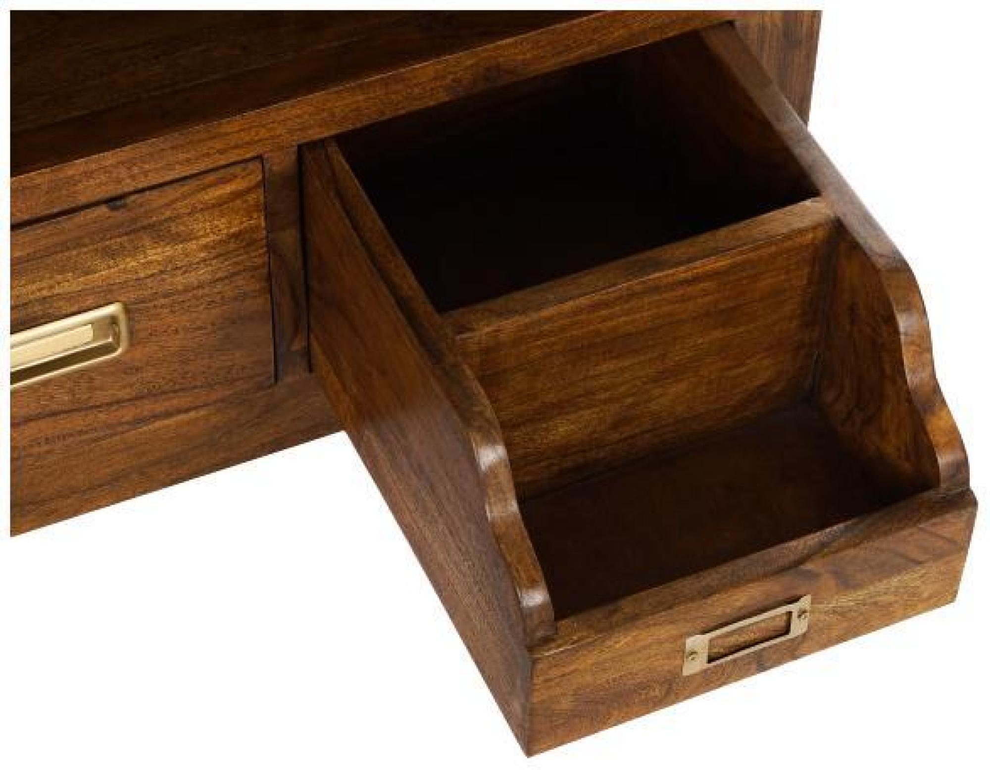 Product photograph of Jaisalmer Dark Acacia Wood 115cm Tv Unit from Choice Furniture Superstore.