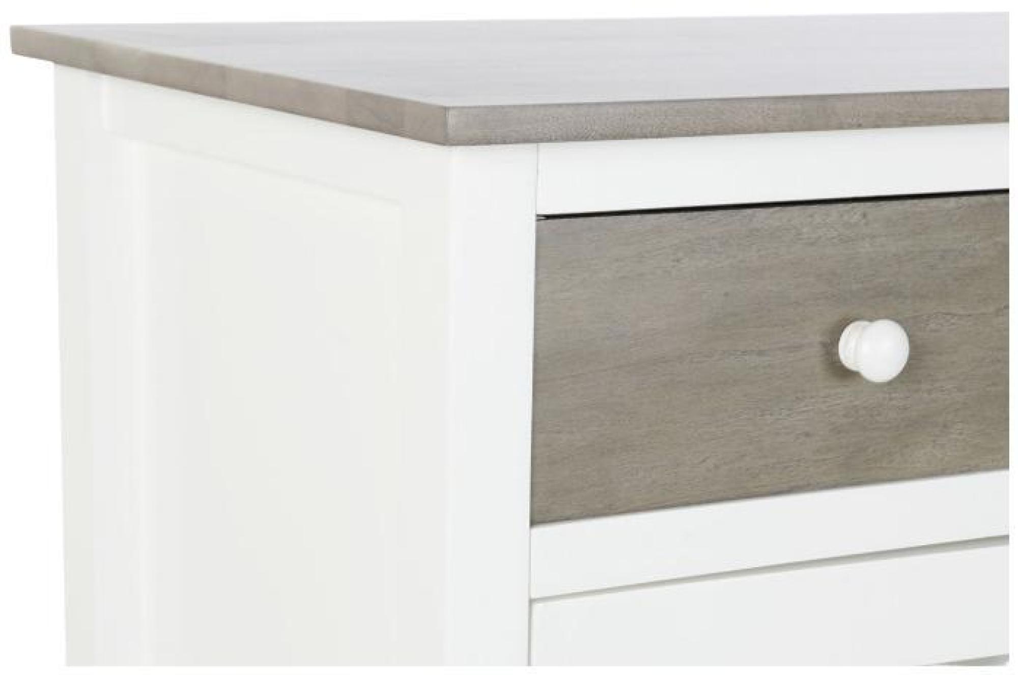 Product photograph of White And Grey 2 Door Cabinet from Choice Furniture Superstore.