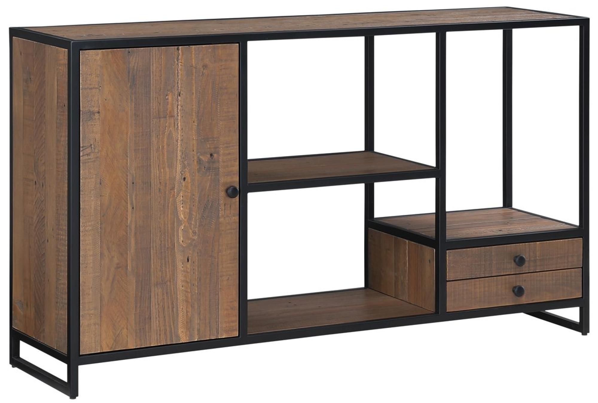 Product photograph of Ooki Reclaimed Wood Open Console Table from Choice Furniture Superstore.