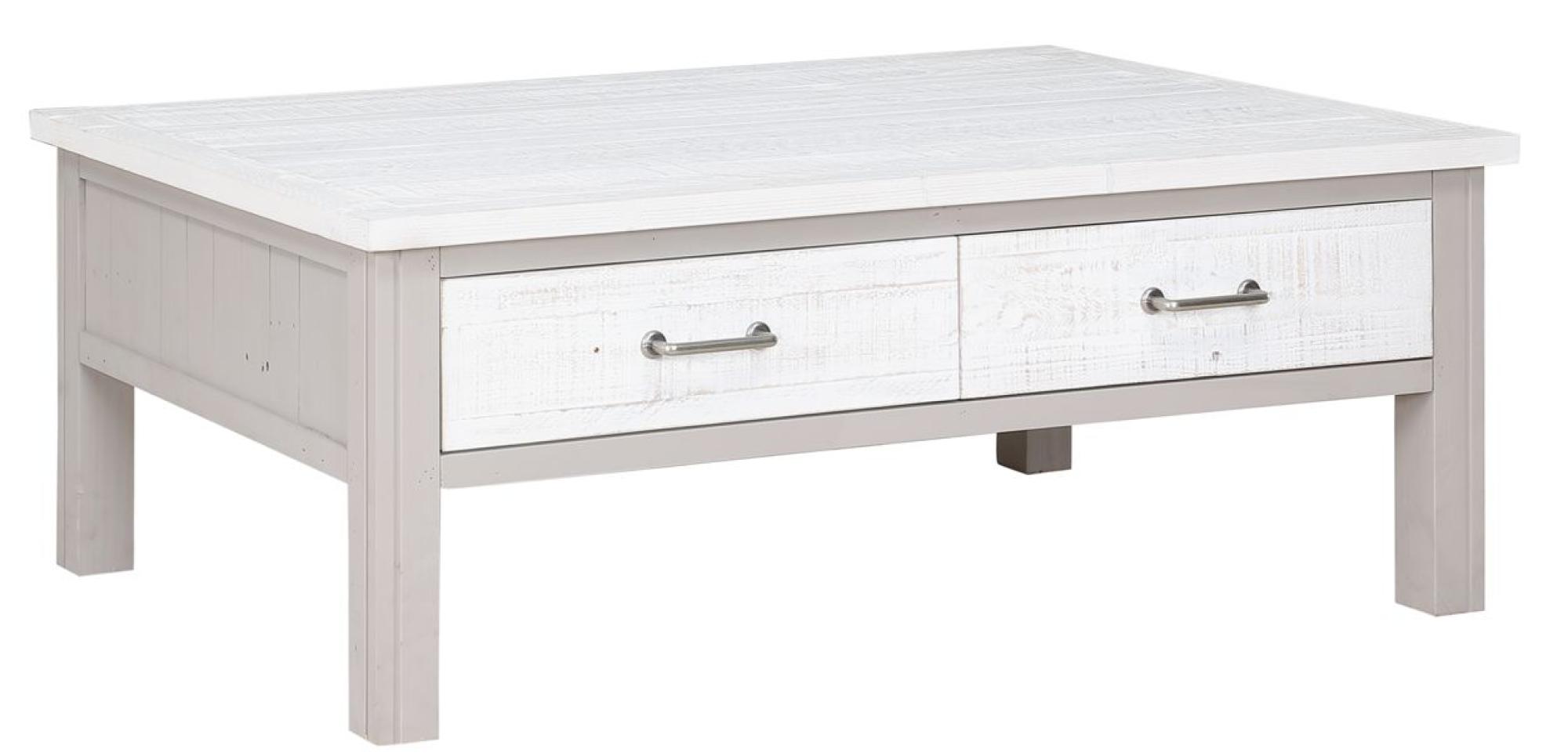 Product photograph of Greystone Reclaimed Wood 4 Drawer Coffee Table from Choice Furniture Superstore.