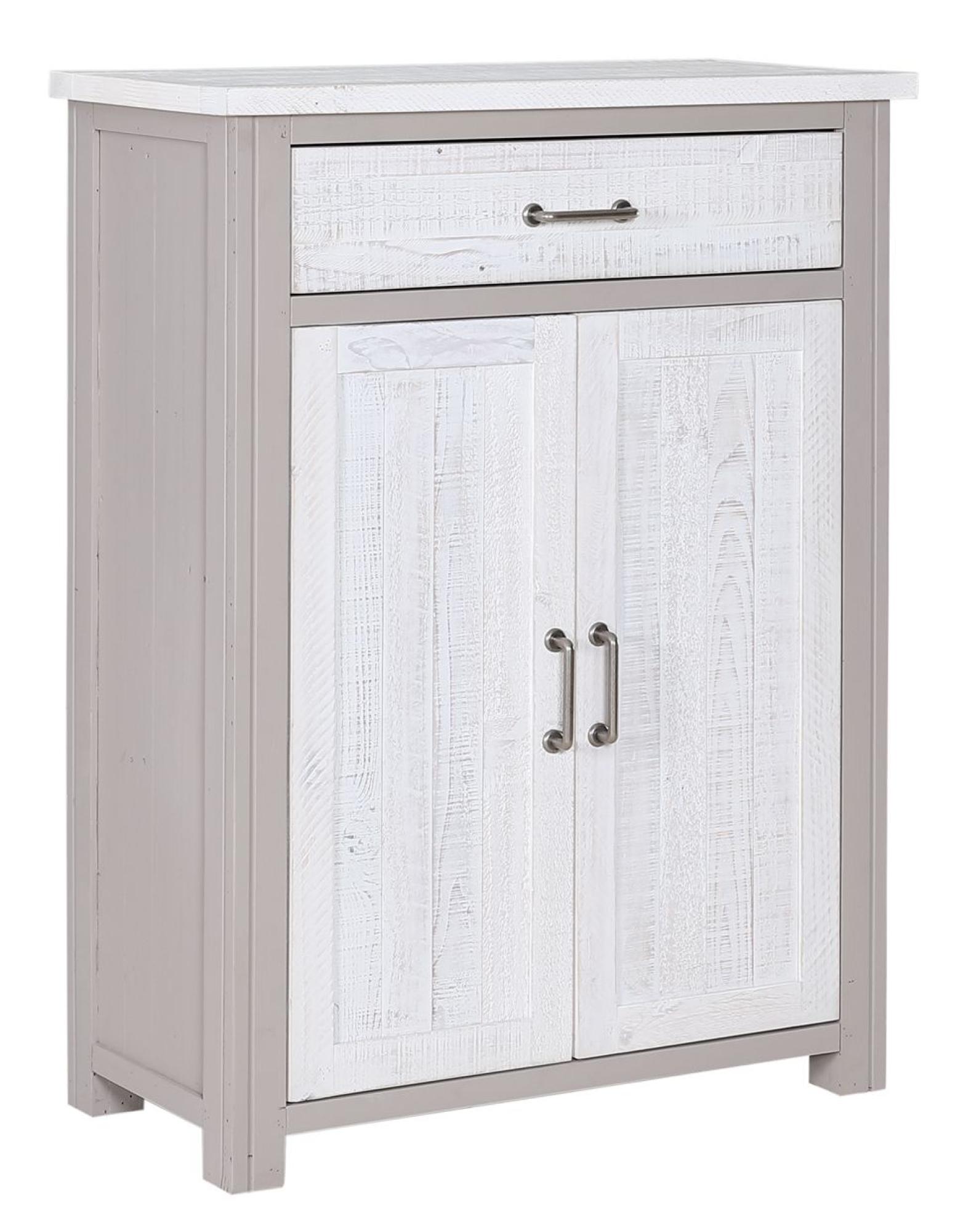 Product photograph of Greystone Reclaimed Wood Shoe Cupboard from Choice Furniture Superstore.