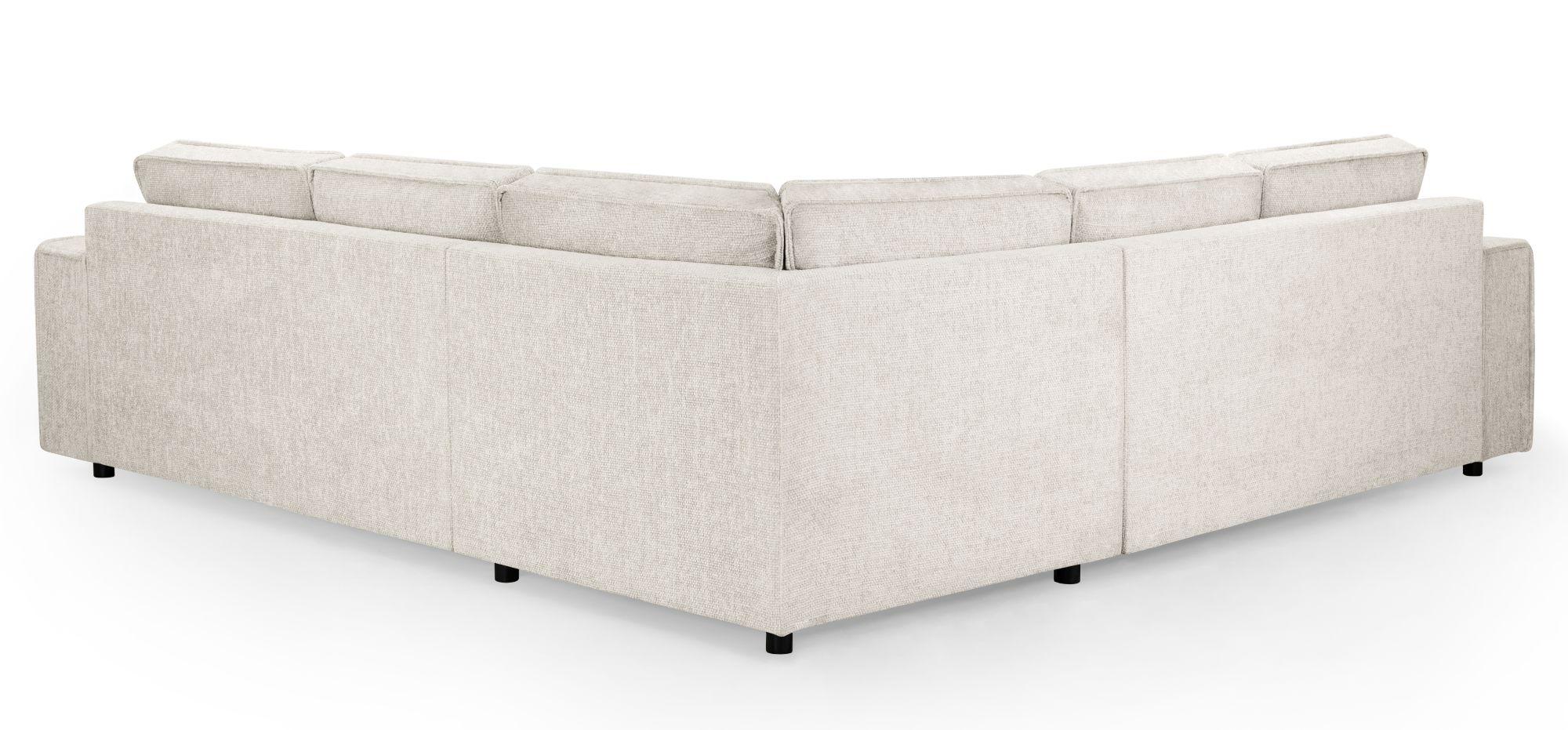 Product photograph of Mary Cream Fabric Large Corner Sofa Suite from Choice Furniture Superstore.