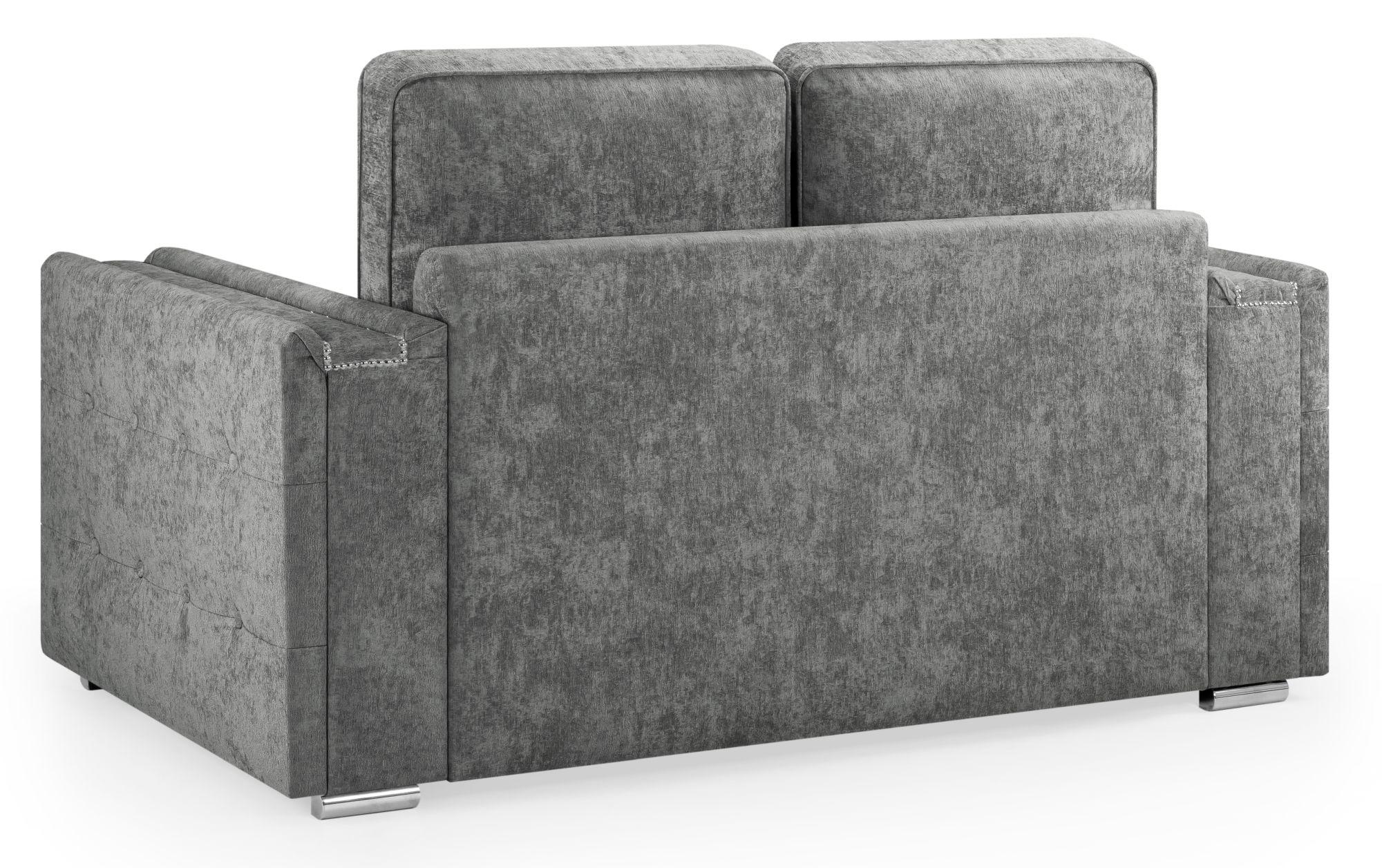 Product photograph of Bentley Charcoal Fabric 2 Seater Sofa from Choice Furniture Superstore.