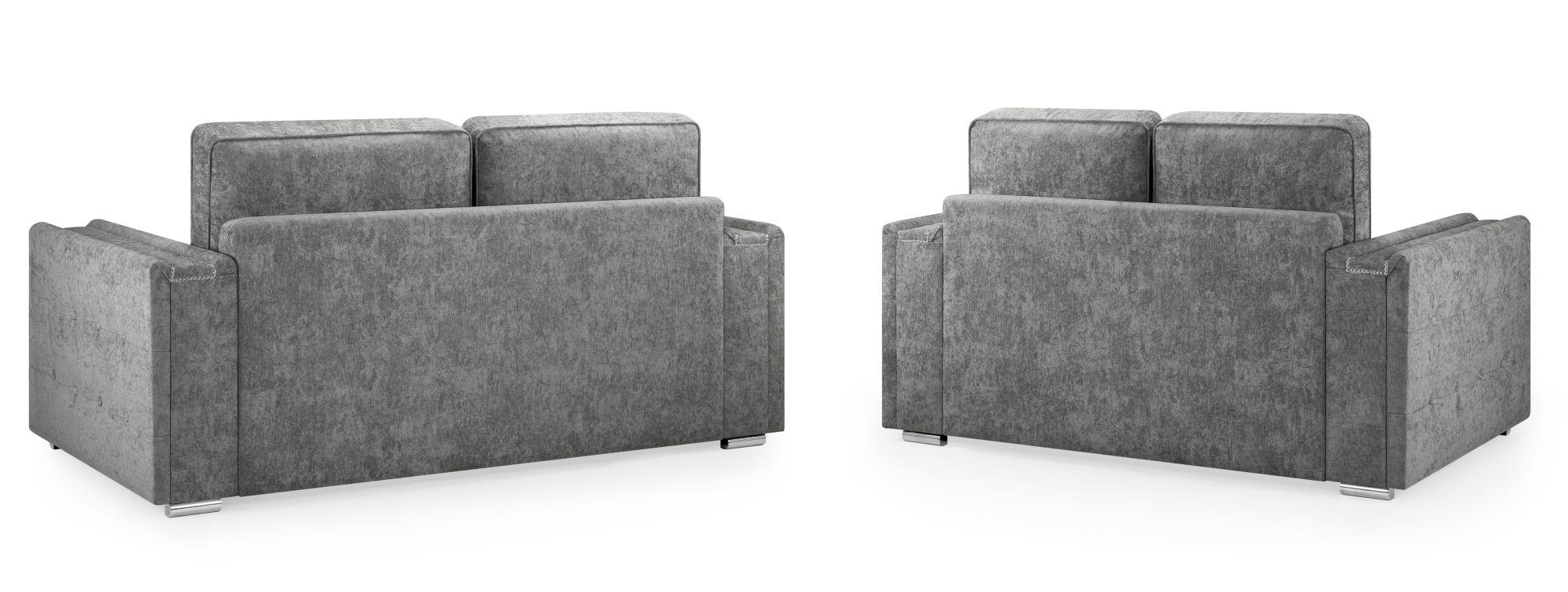 Product photograph of Bentley Charcoal Fabric 3 2 Seater Sofa from Choice Furniture Superstore.