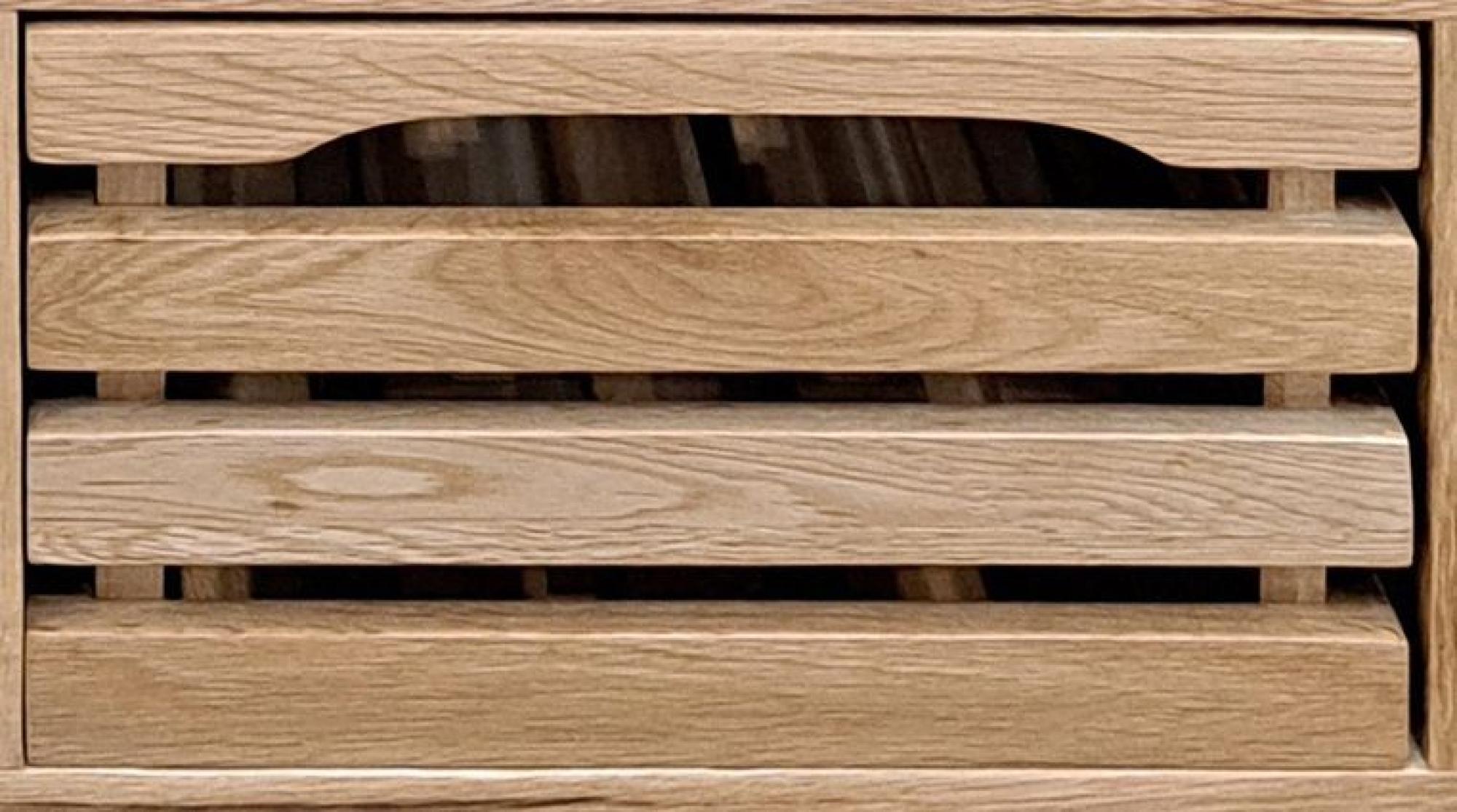 Product photograph of Oak 6 Drawer Kitchen Island With Black Granite Top from Choice Furniture Superstore.
