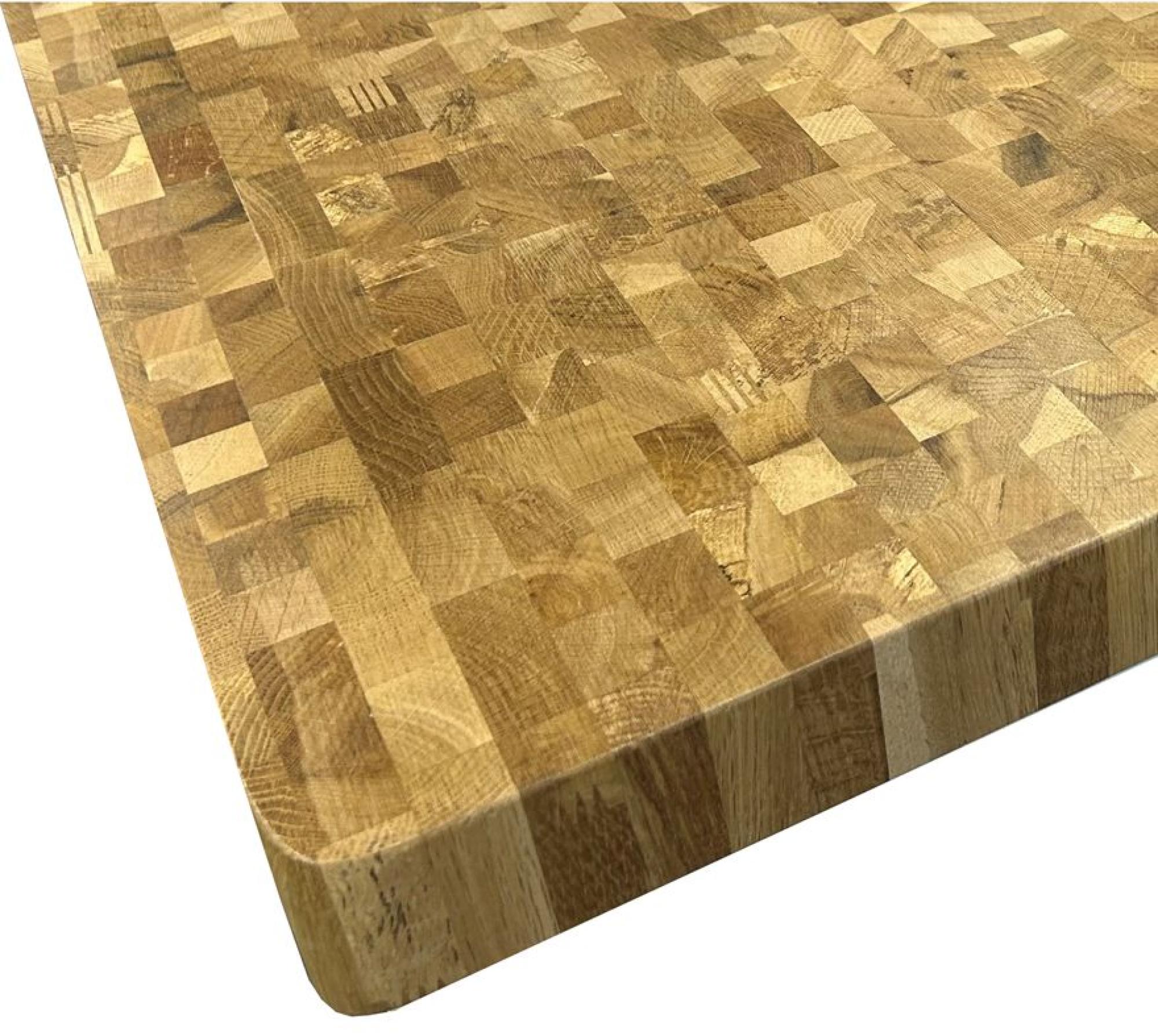 Product photograph of White Kitchen Island With Butchers Block from Choice Furniture Superstore.