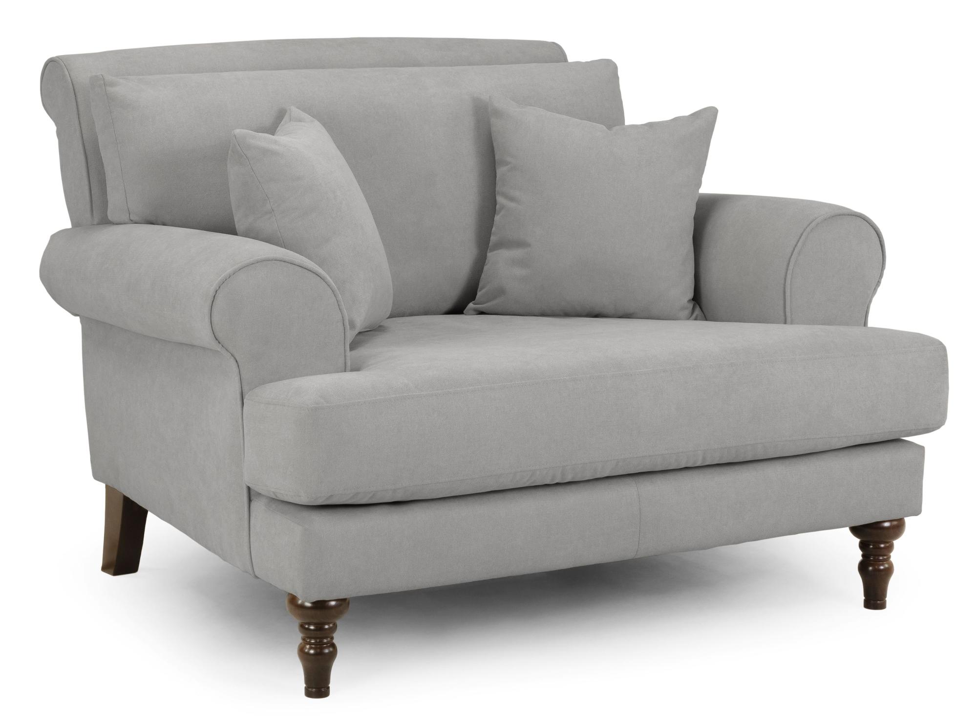 Product photograph of Summer Grey Fabric Armchair from Choice Furniture Superstore.