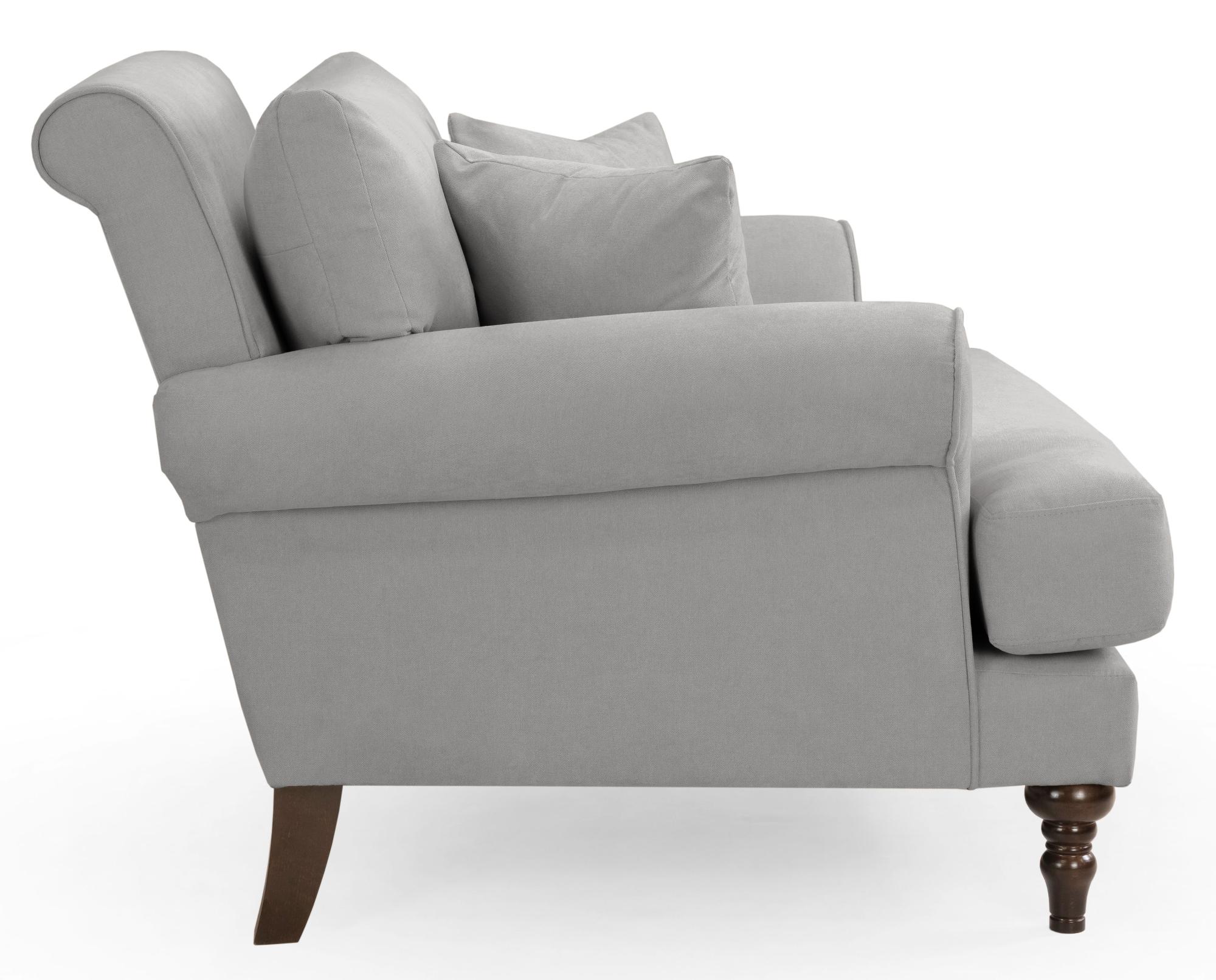 Product photograph of Summer Grey Fabric Armchair from Choice Furniture Superstore.