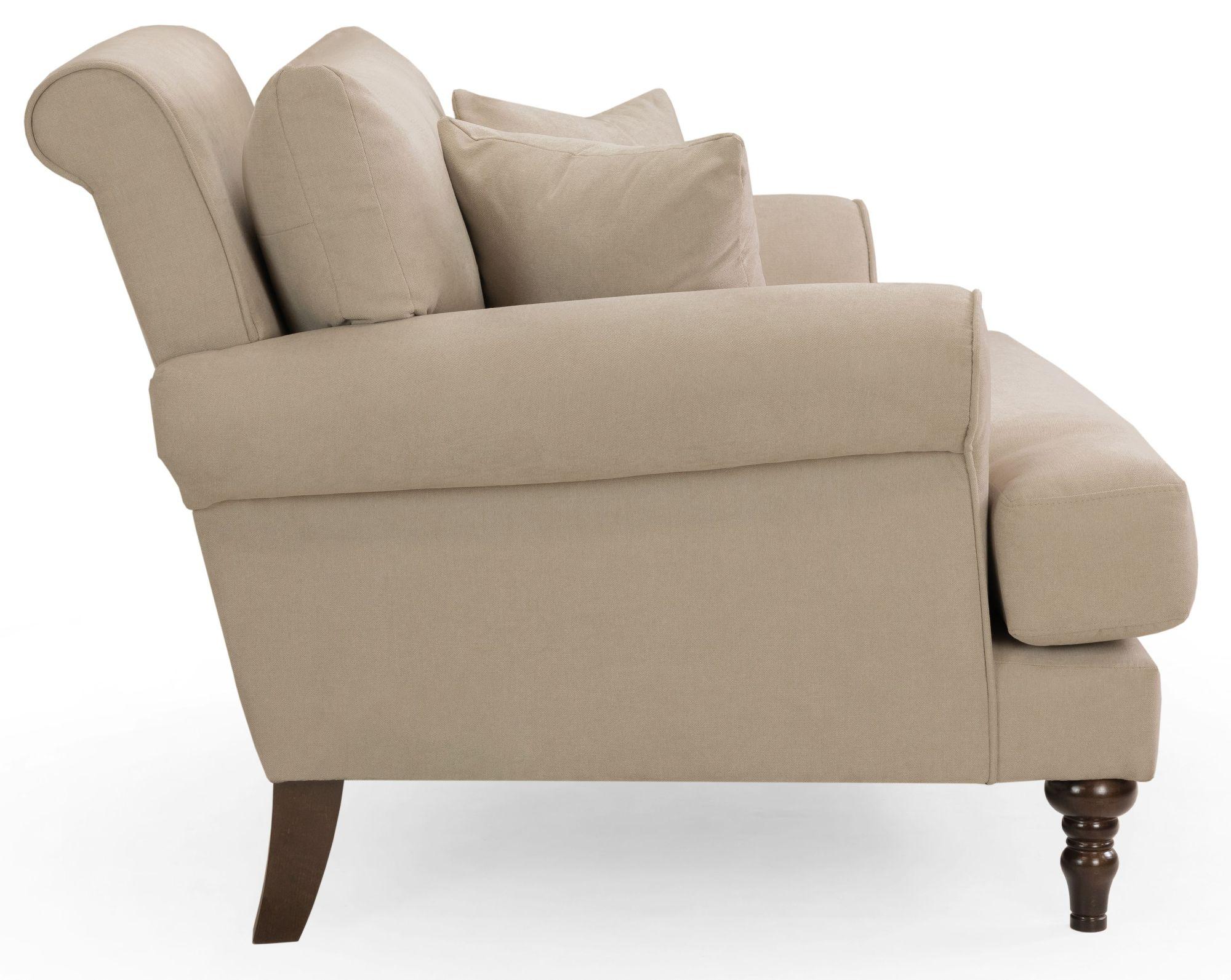 Product photograph of Summer Beige Fabric Armchair from Choice Furniture Superstore.