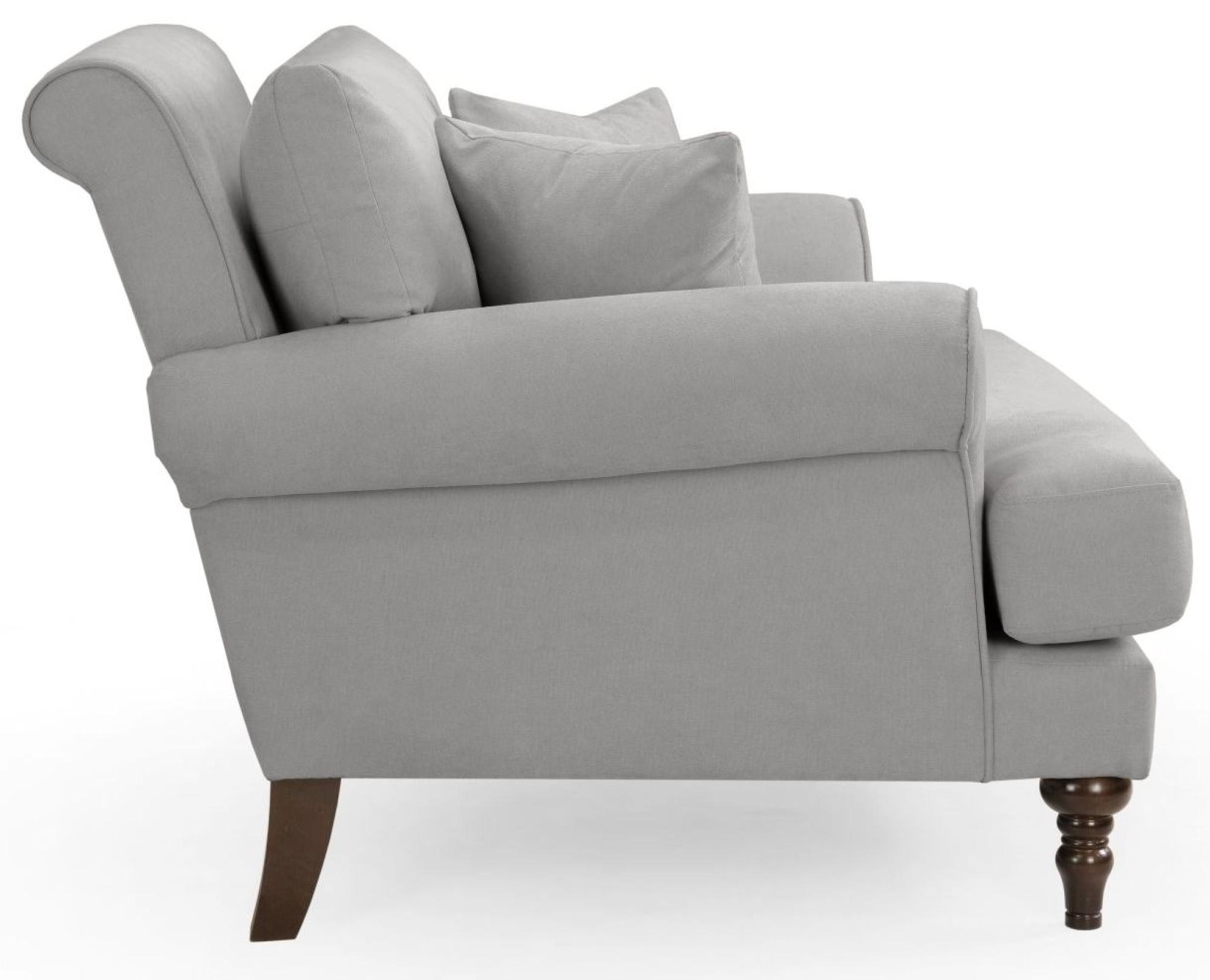 Product photograph of Summer Grey Fabric 4 Seater Sofa from Choice Furniture Superstore.