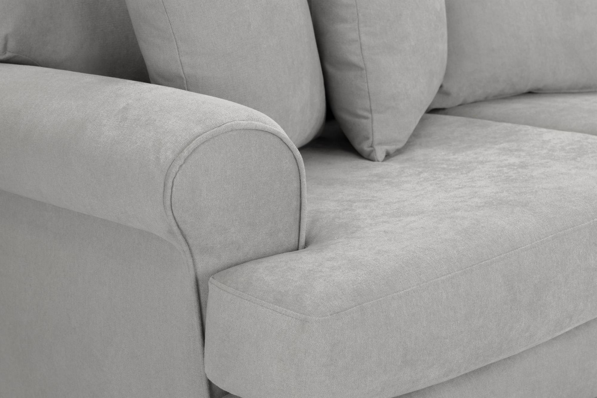 Product photograph of Summer Grey Fabric 4 Seater Sofa from Choice Furniture Superstore.