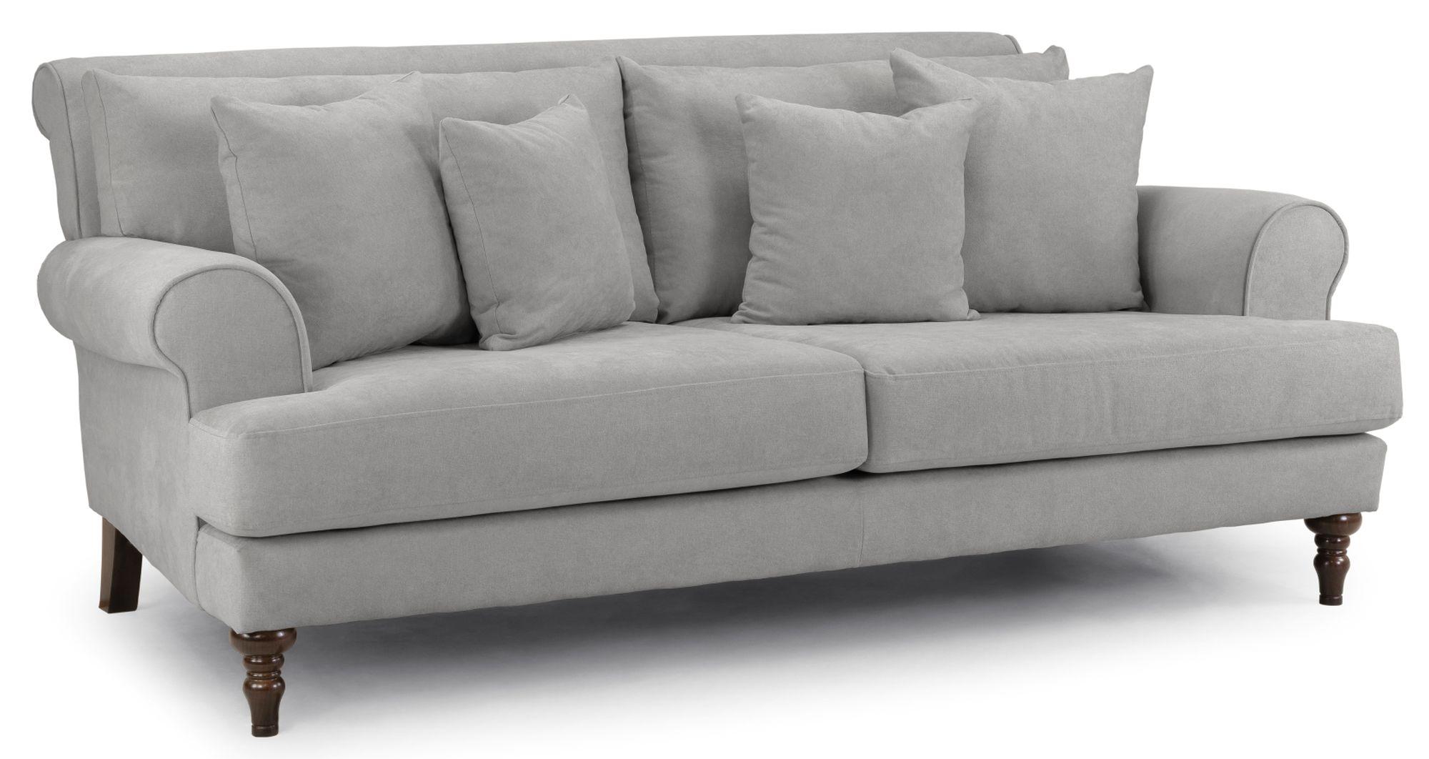 Product photograph of Summer Grey Fabric 3 2 Seater Sofa from Choice Furniture Superstore.