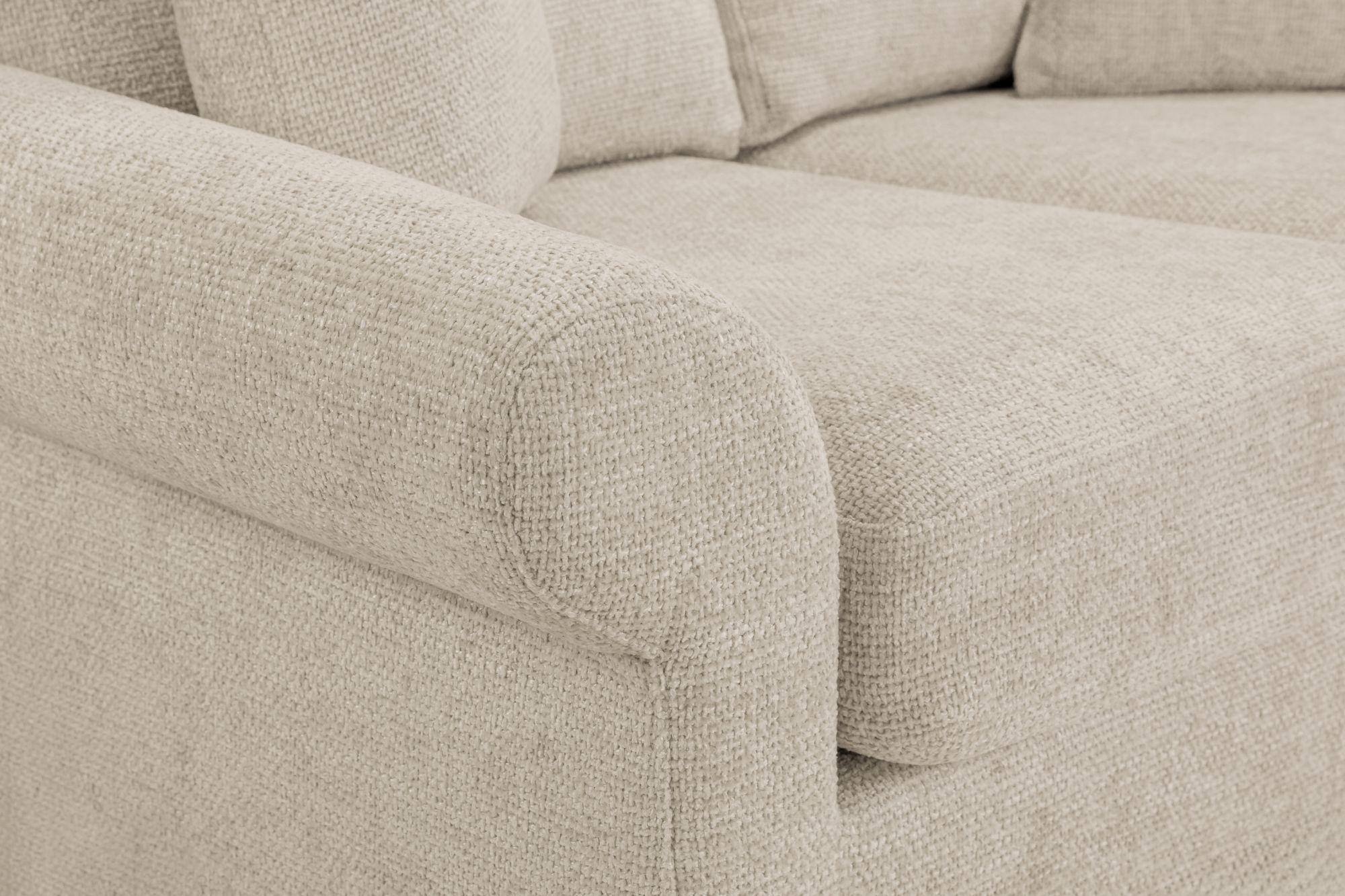 Product photograph of Florence Beige Fabric Armchair from Choice Furniture Superstore.