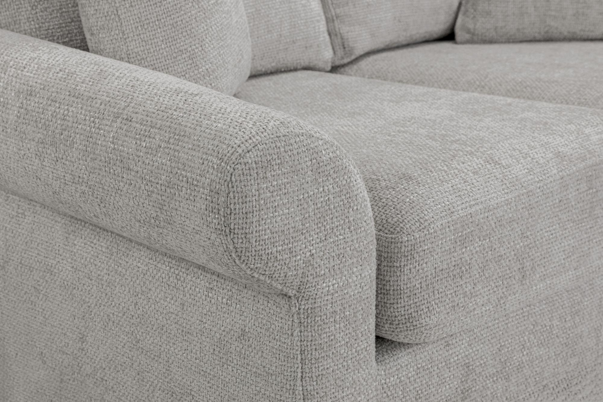 Product photograph of Florence Silver Fabric 3 Seater Sofa from Choice Furniture Superstore.