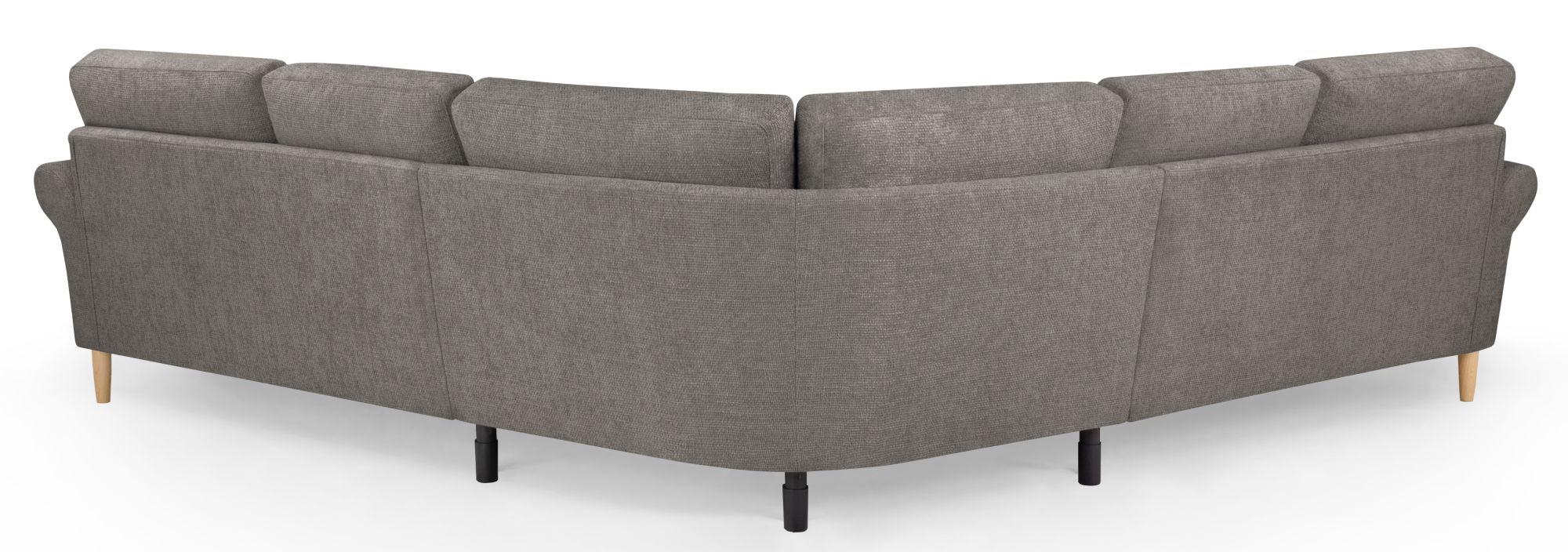 Product photograph of Florence Mocha Fabric Large Corner Sofa Set from Choice Furniture Superstore.