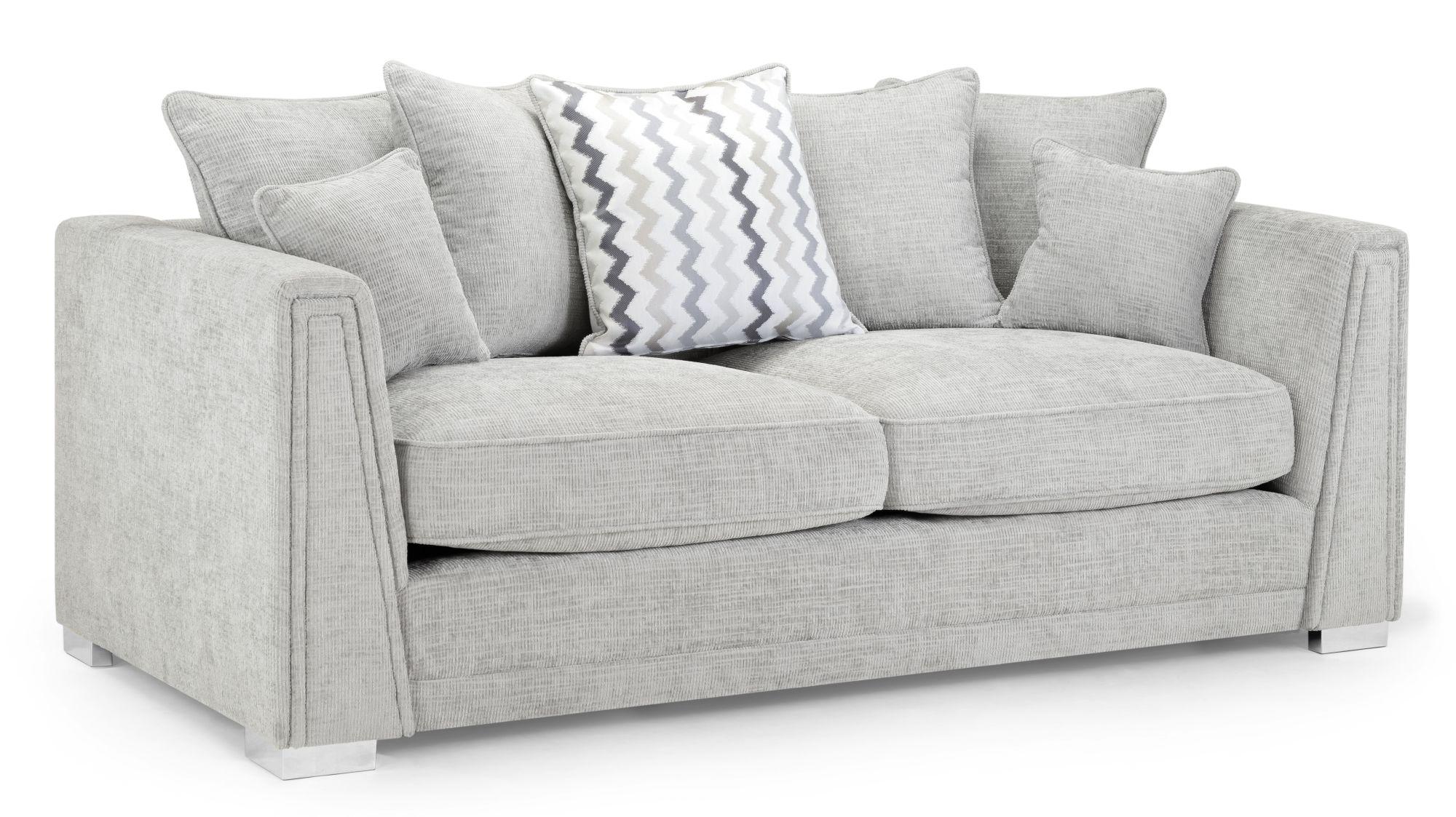 Product photograph of Cony Grey Fabric 3 Seater Sofa from Choice Furniture Superstore.