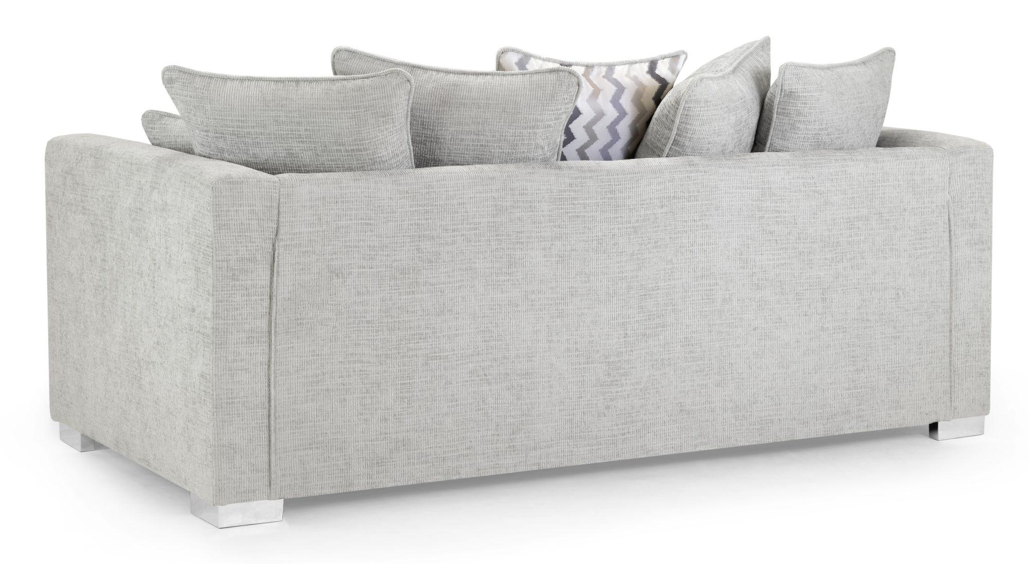 Product photograph of Cony Grey Fabric 3 Seater Sofa from Choice Furniture Superstore.