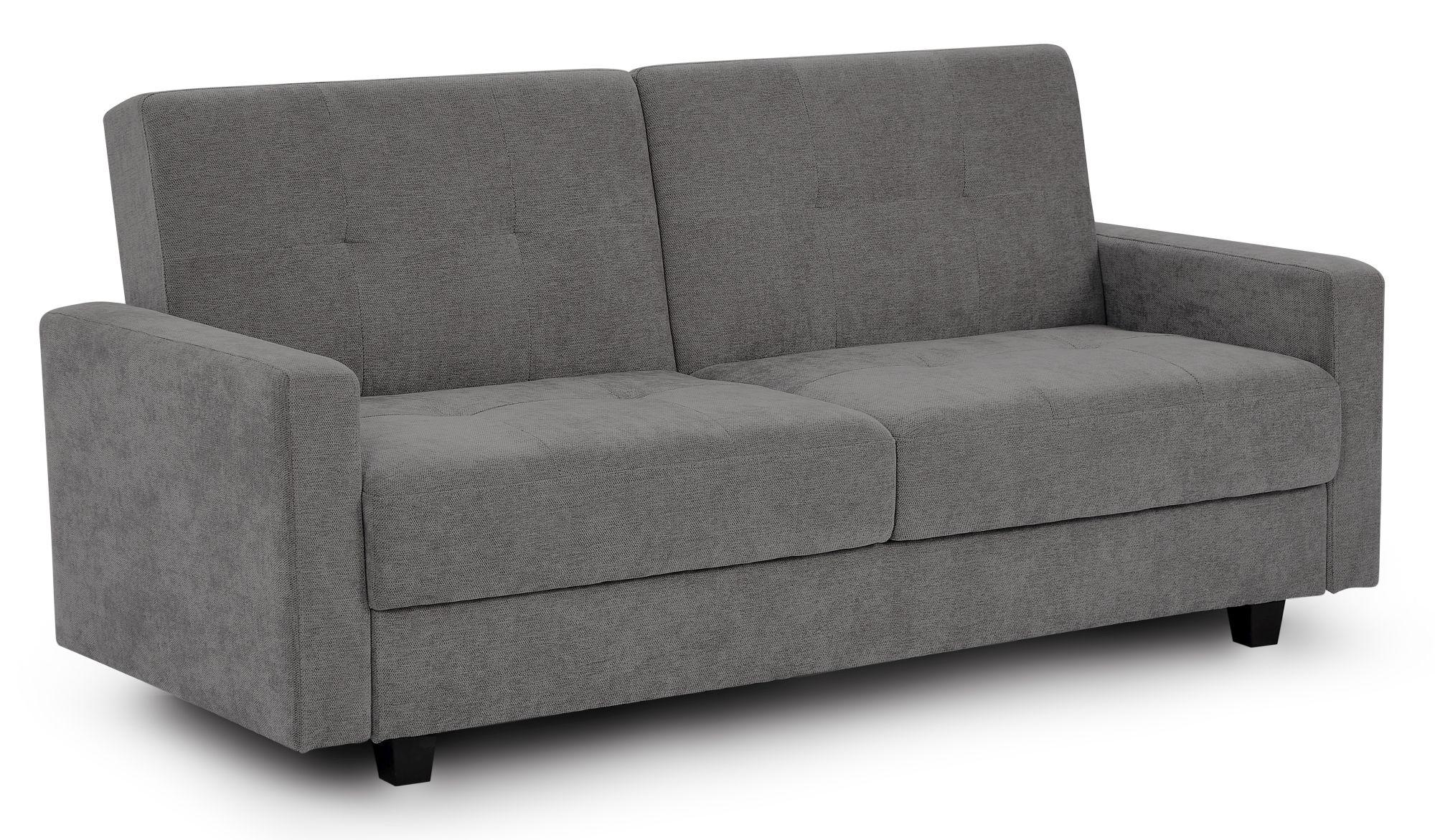 Product photograph of Hive Dark Grey Fabric 3 Seater Click Clack Sofabed from Choice Furniture Superstore.