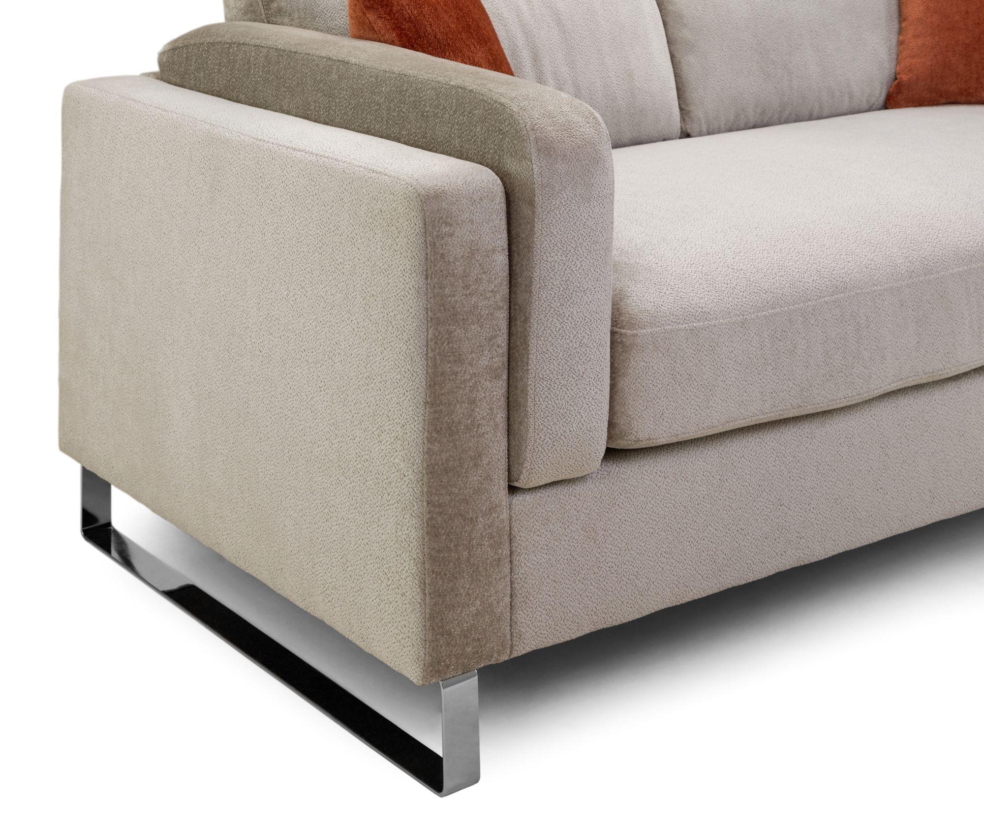 Product photograph of Kingston Beige Fabric Armchair from Choice Furniture Superstore.