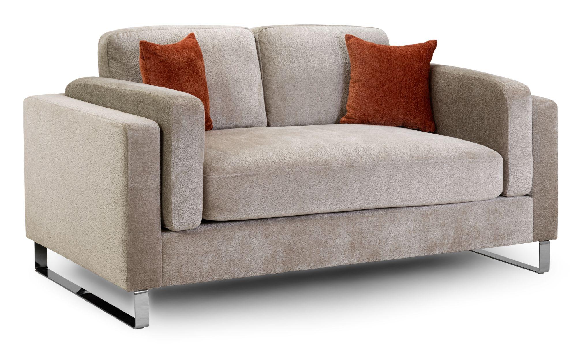 Product photograph of Kingston Beige Fabric 2 Seater Sofa from Choice Furniture Superstore.