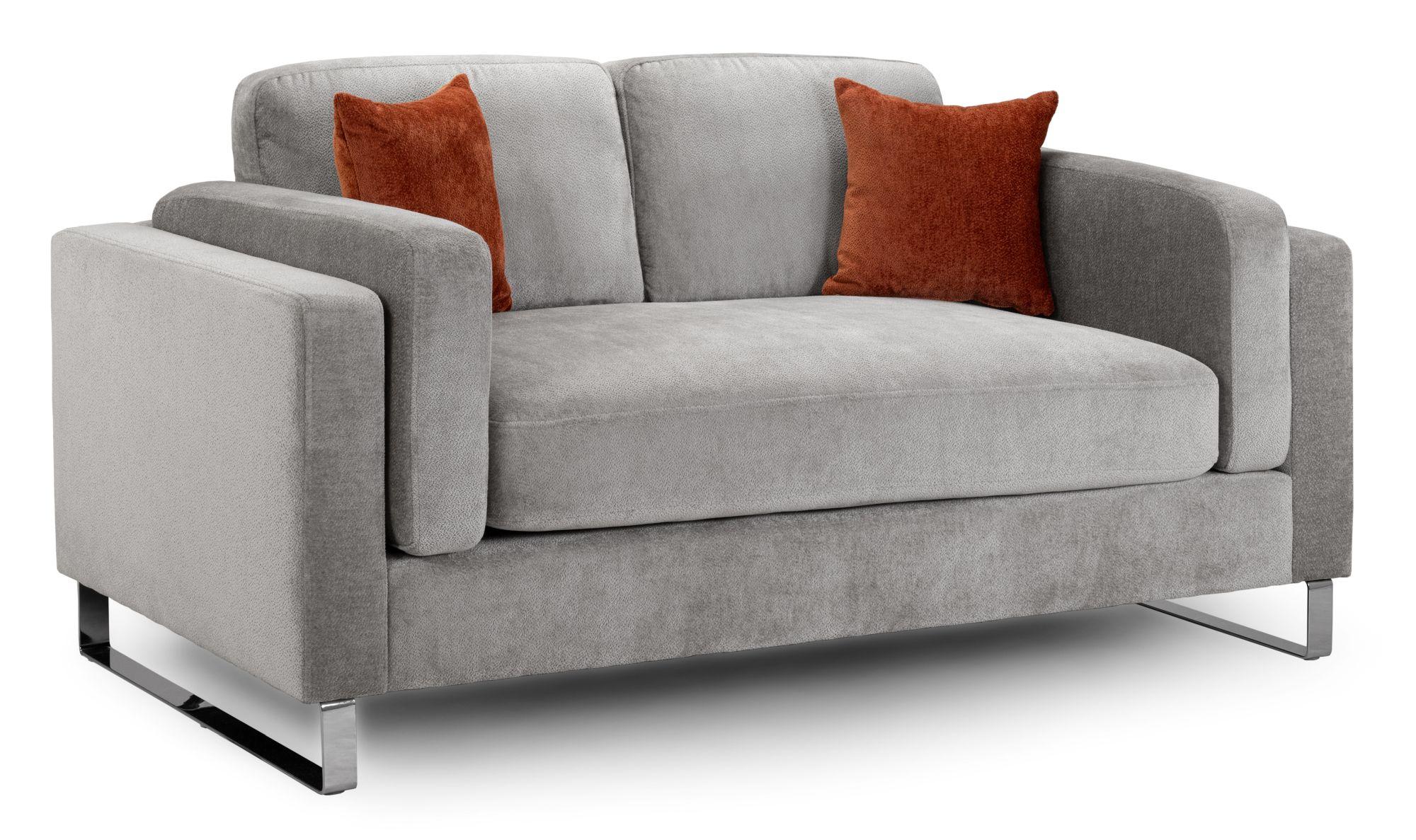 Product photograph of Kingston Grey Fabric 2 Seater Sofa from Choice Furniture Superstore.