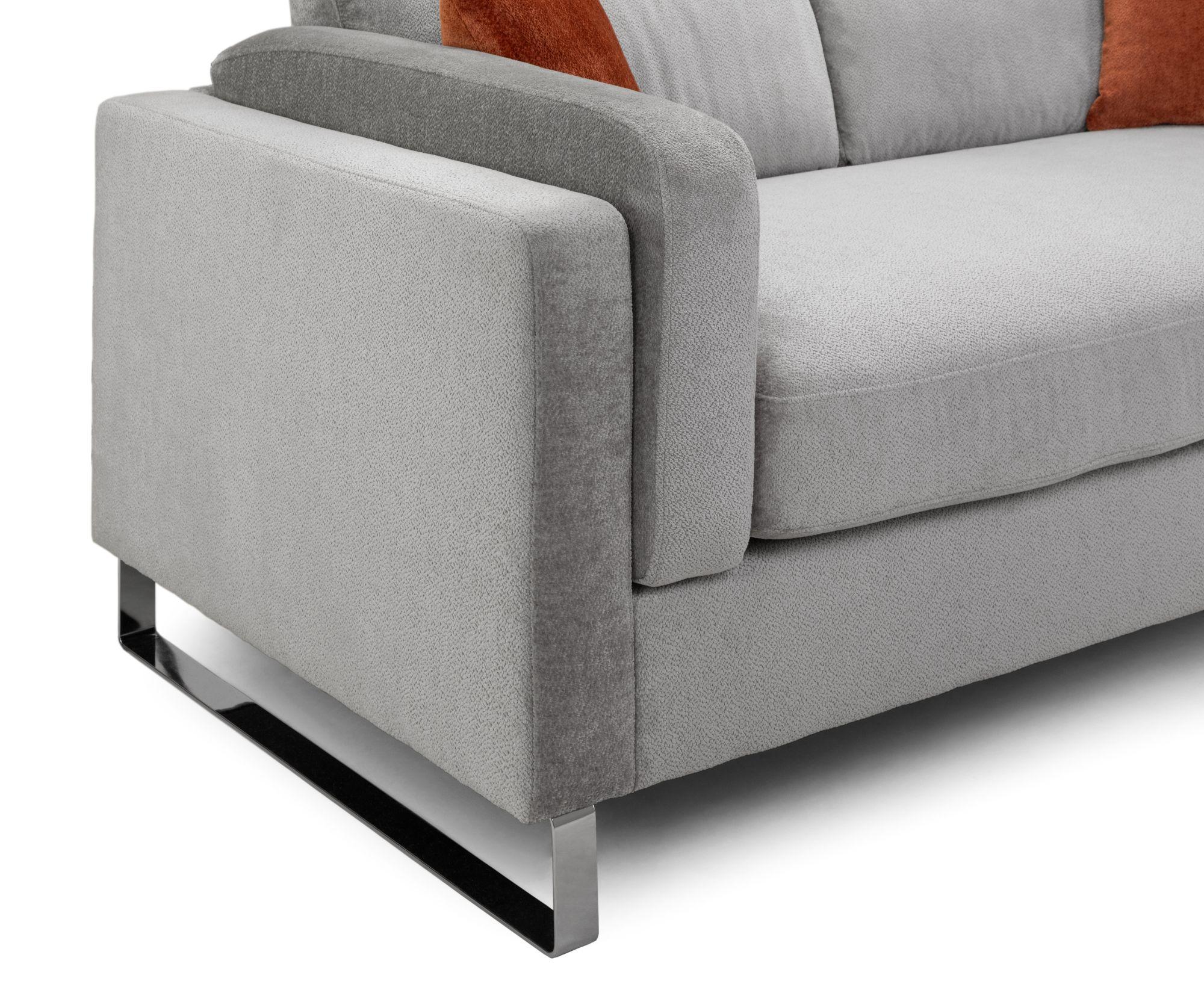 Product photograph of Kingston Grey Fabric 2 Seater Sofa from Choice Furniture Superstore.