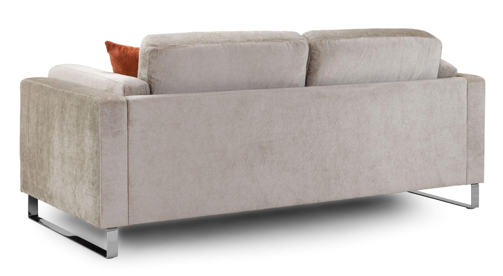 Product photograph of Kingston Beige Fabric 3 Seater Sofa from Choice Furniture Superstore.