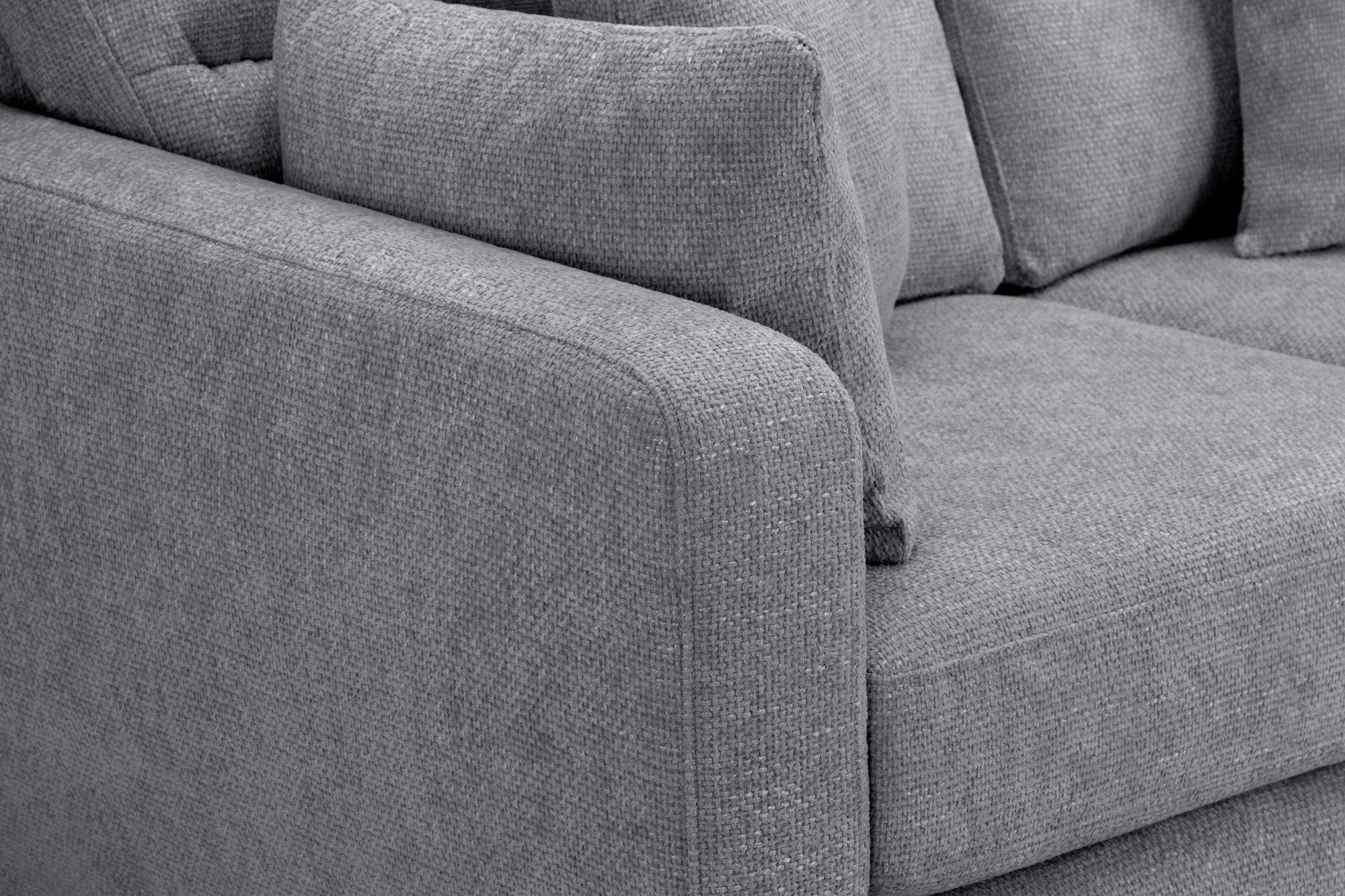 Product photograph of Zenith Grey Fabric Armchair from Choice Furniture Superstore.