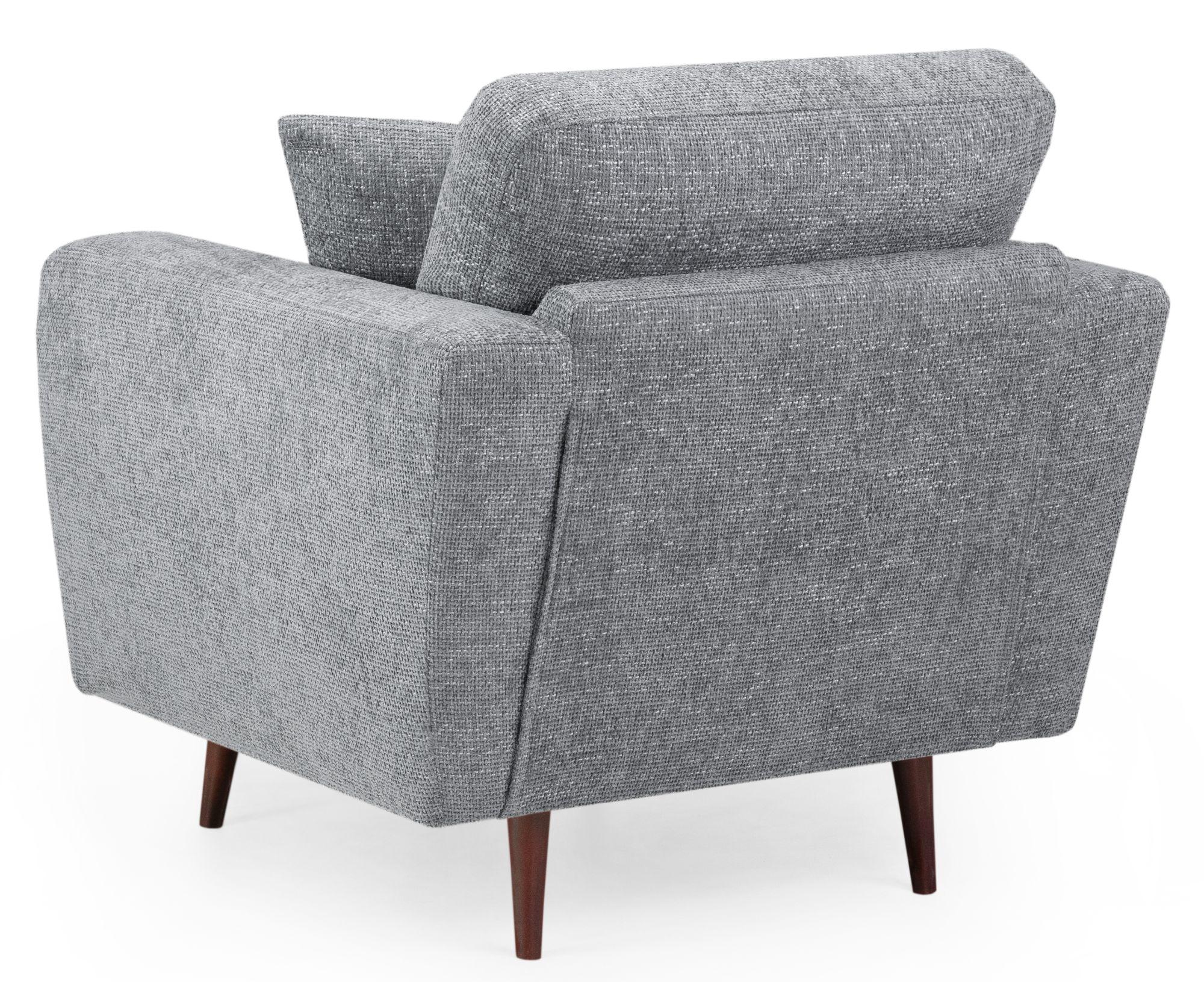 Product photograph of Zenith Grey Fabric Armchair from Choice Furniture Superstore.