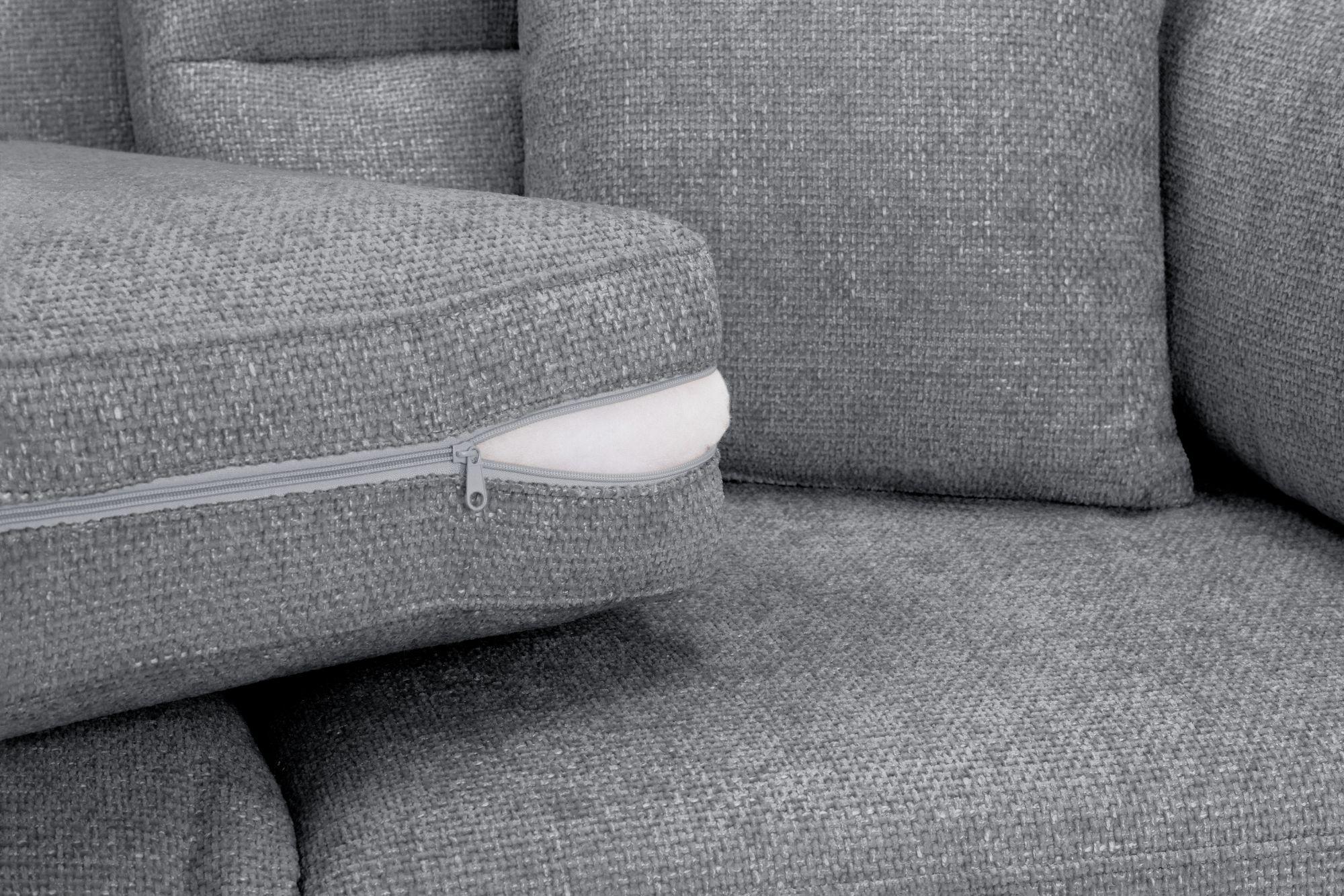 Product photograph of Zenith Grey Fabric 2 Seater Sofa from Choice Furniture Superstore.