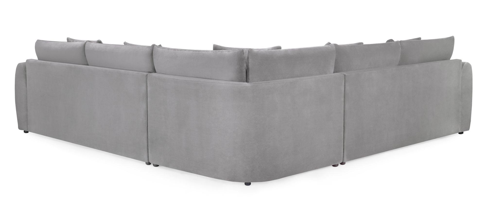 Product photograph of Mirabel Grey Fabric Large Corner Sofa from Choice Furniture Superstore.