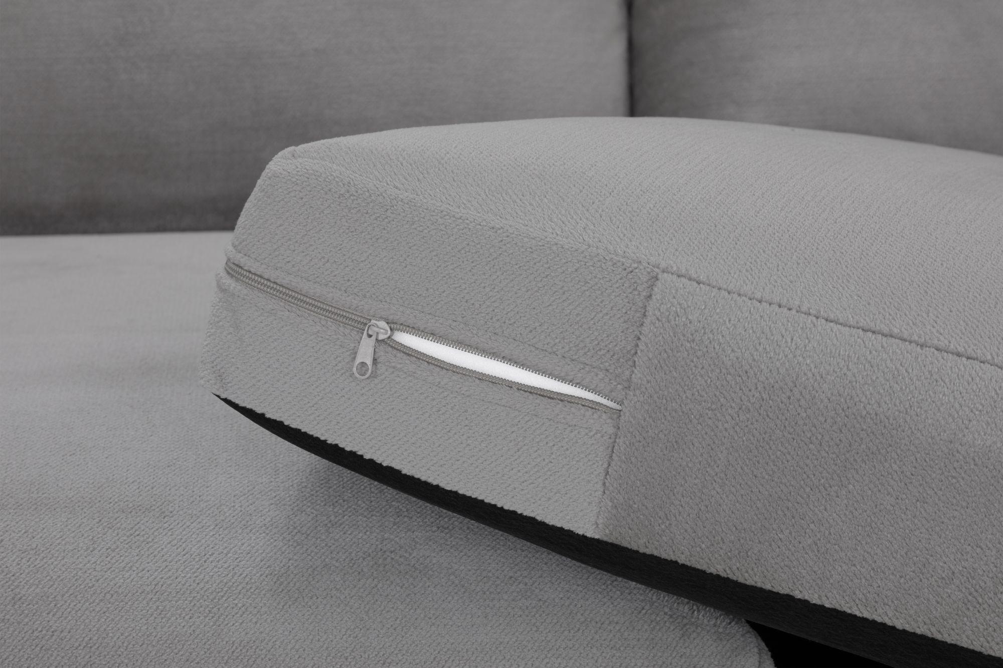 Product photograph of Mirabel Grey Fabric Large Corner Sofa from Choice Furniture Superstore.