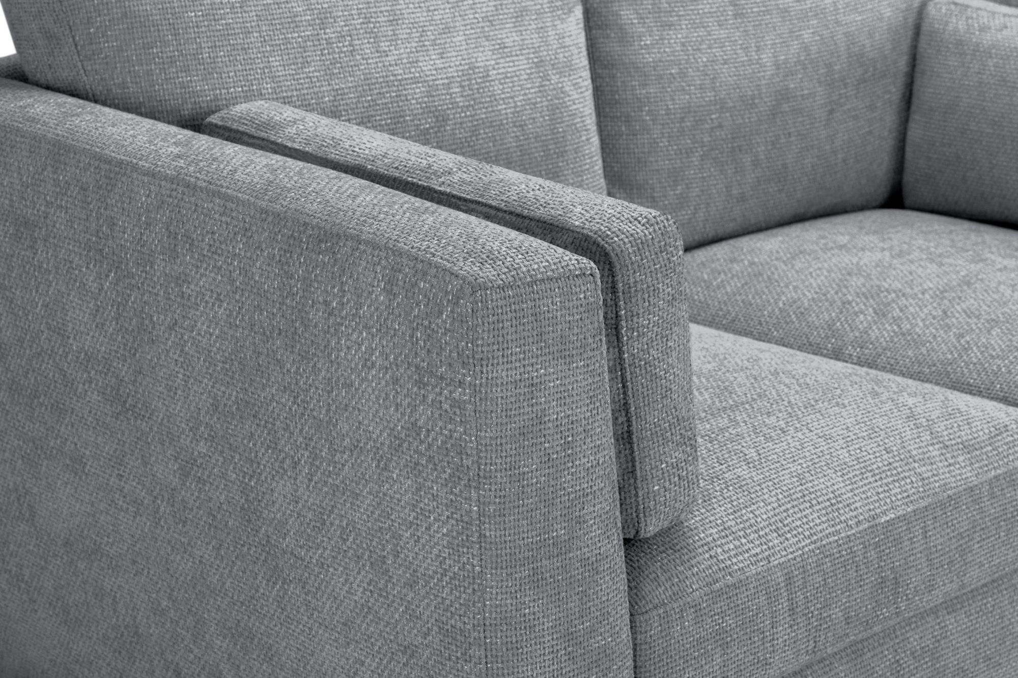 Product photograph of Aida Grey Fabric Armchair from Choice Furniture Superstore.