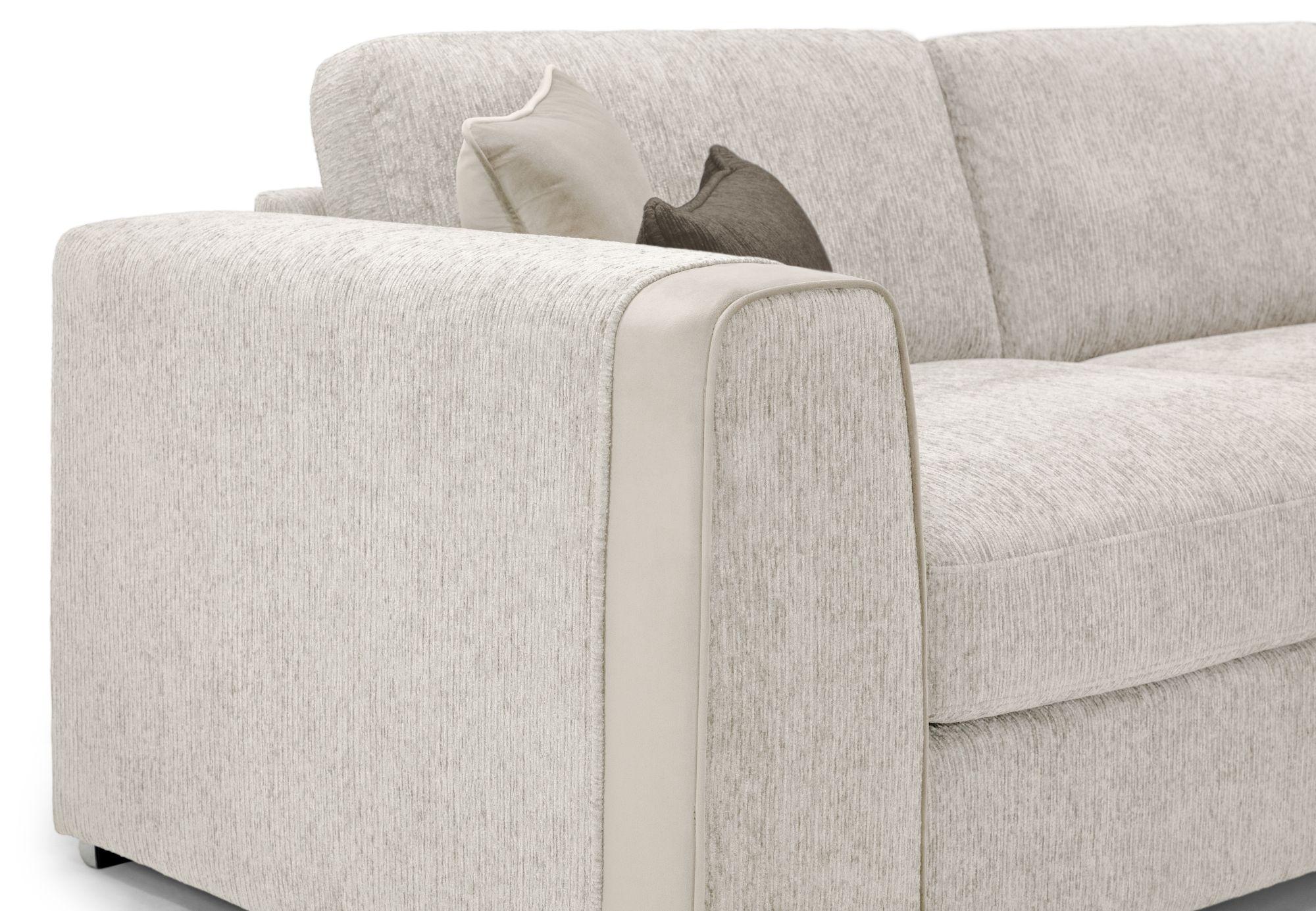 Product photograph of Naples Beige Fabric Armchair from Choice Furniture Superstore.