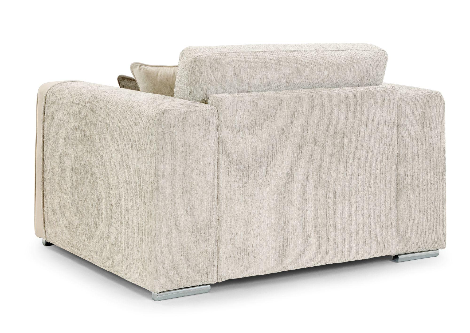 Product photograph of Naples Beige Fabric Armchair from Choice Furniture Superstore.