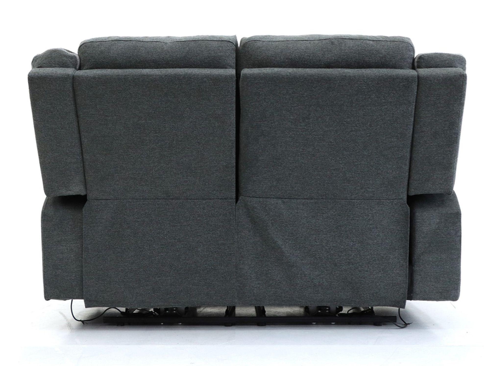 Product photograph of Alva Graphite Fabric Electric Recliner 2 Seater Sofa from Choice Furniture Superstore.