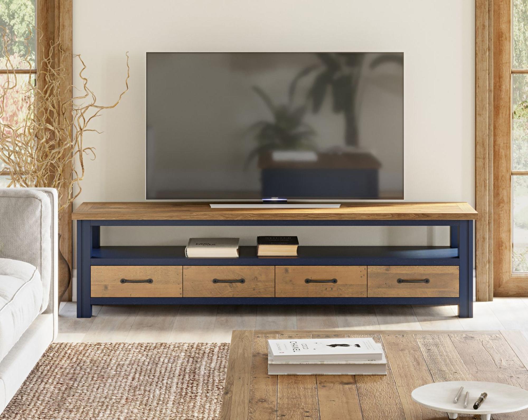 Product photograph of Splash Of Blue 180cm Tv Unit from Choice Furniture Superstore.